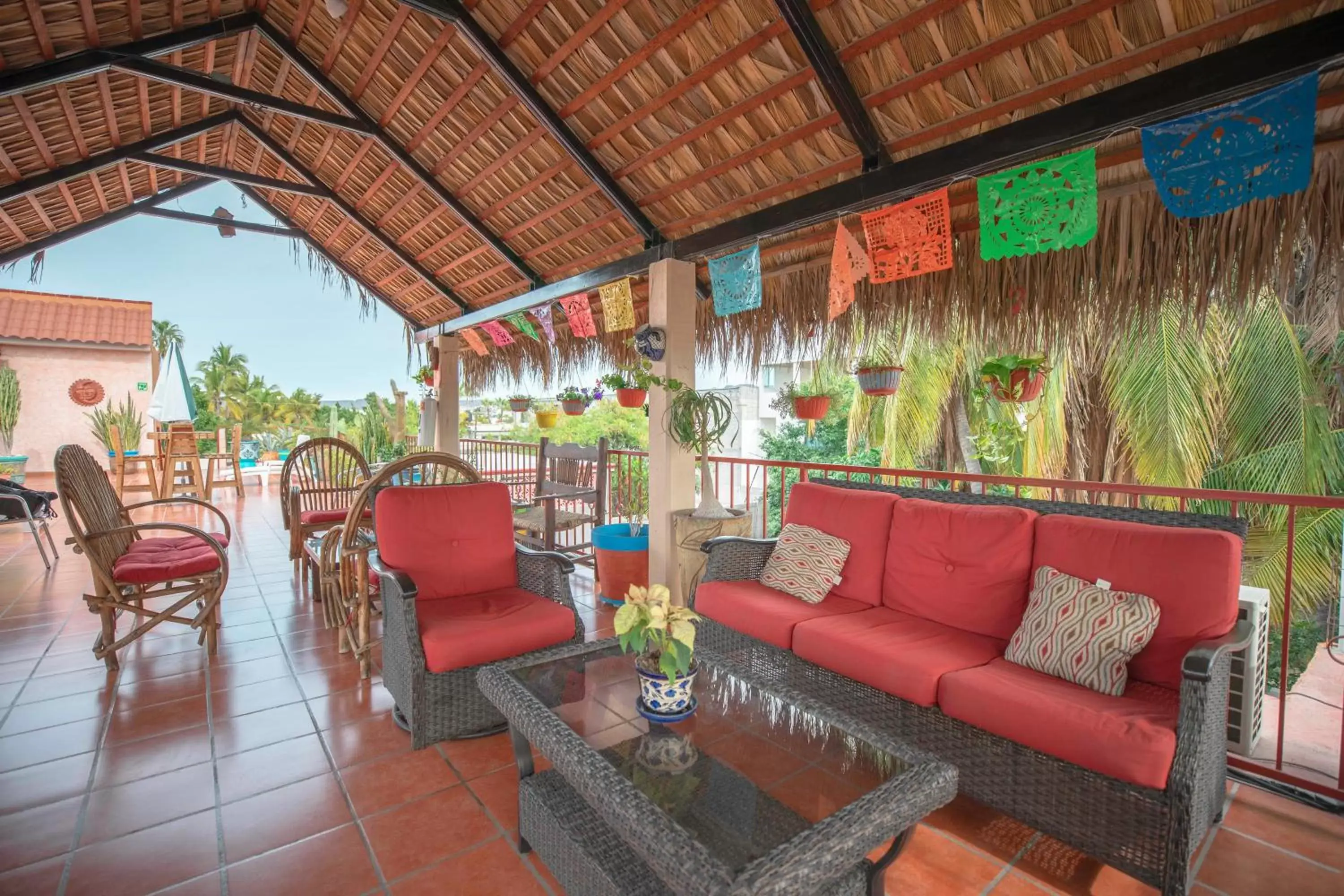 Balcony/Terrace in Hotel Posada Luna Sol