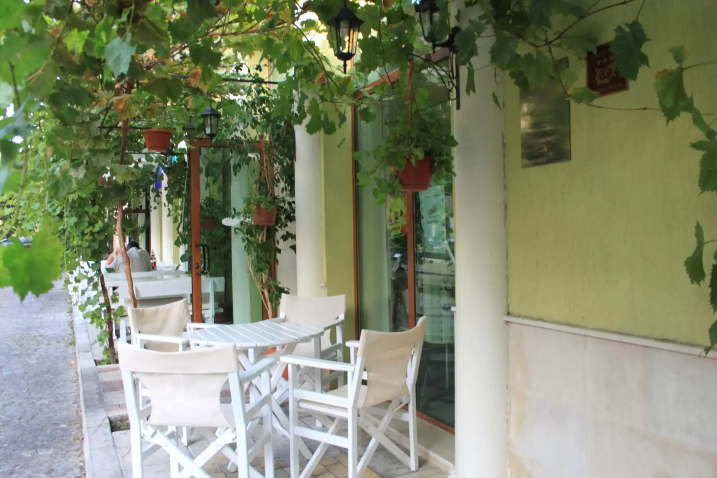 Patio in Hotel Zeus