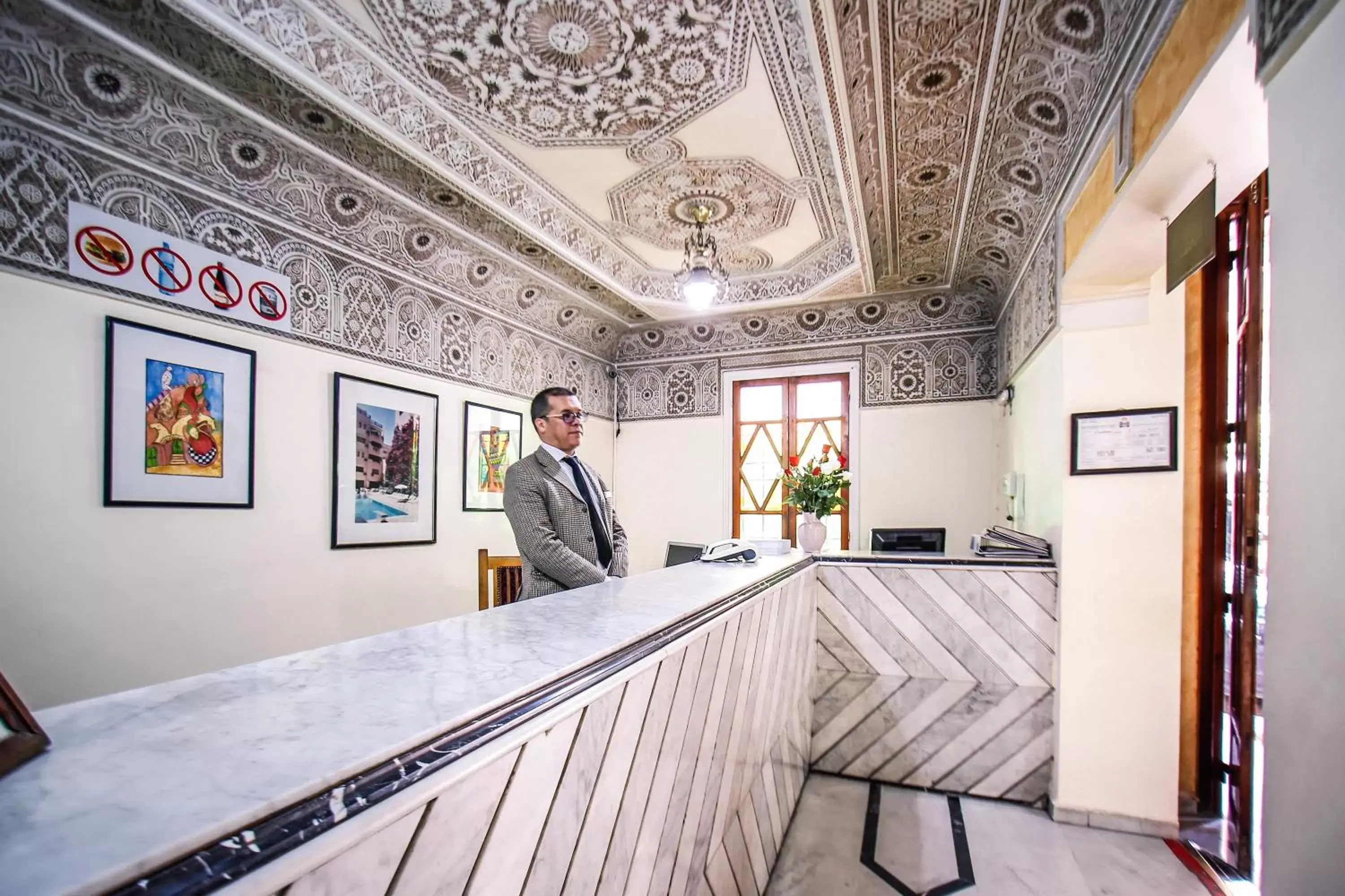 Lobby or reception in Hotel Oudaya