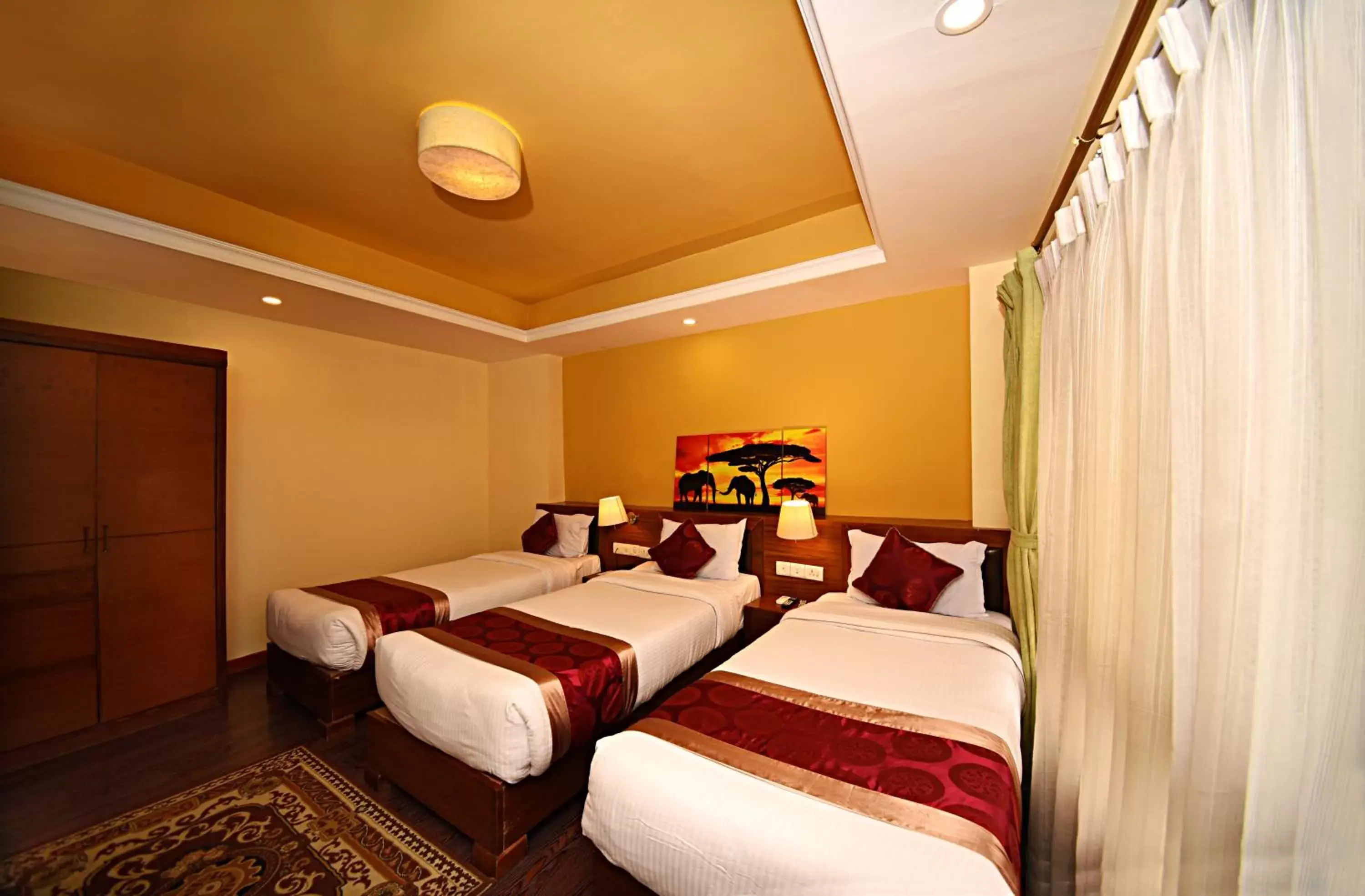 Photo of the whole room, Bed in DOM Himalaya Hotel