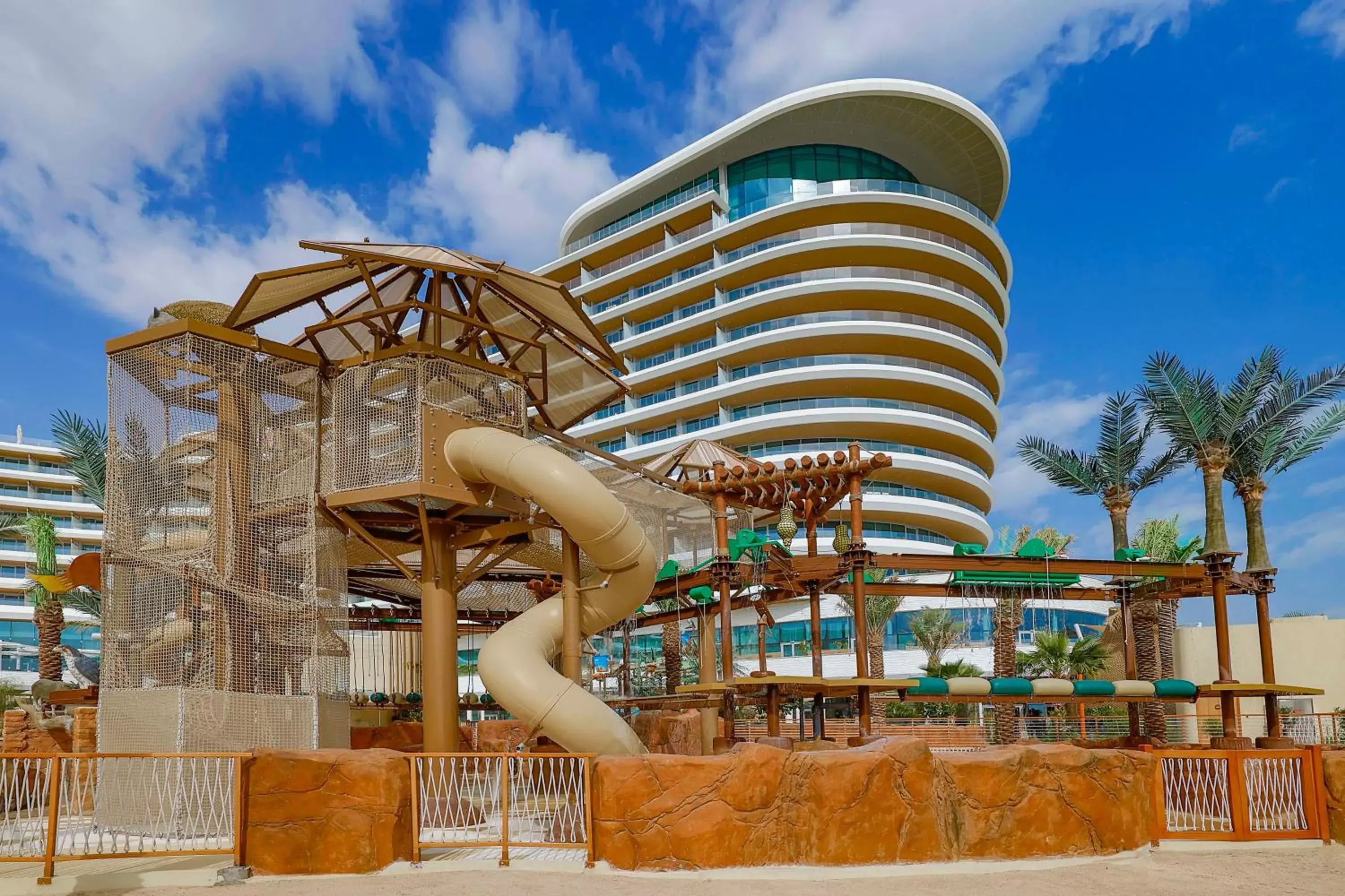 Pool view, Water Park in Waldorf Astoria Lusail, Doha