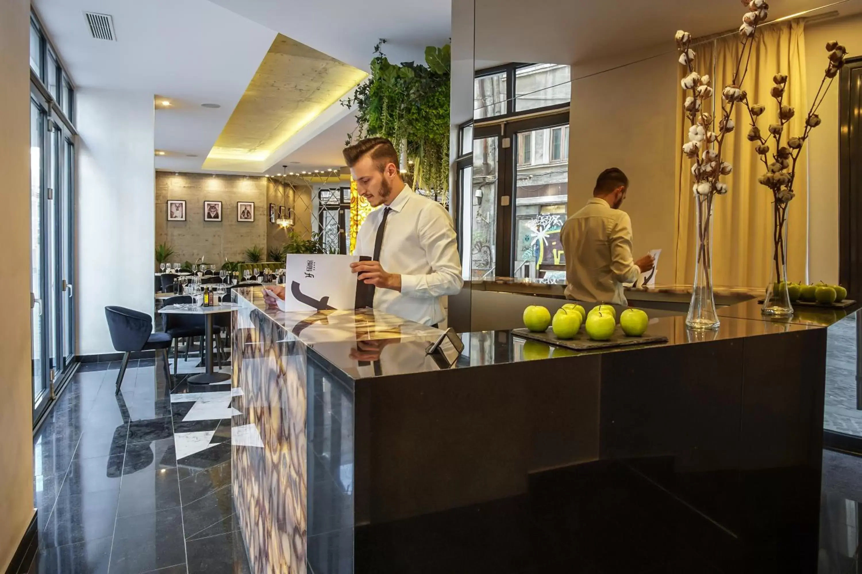 Lobby or reception in Filitti Boutique Hotel Lobby or reception in Filitti Boutique Hotel