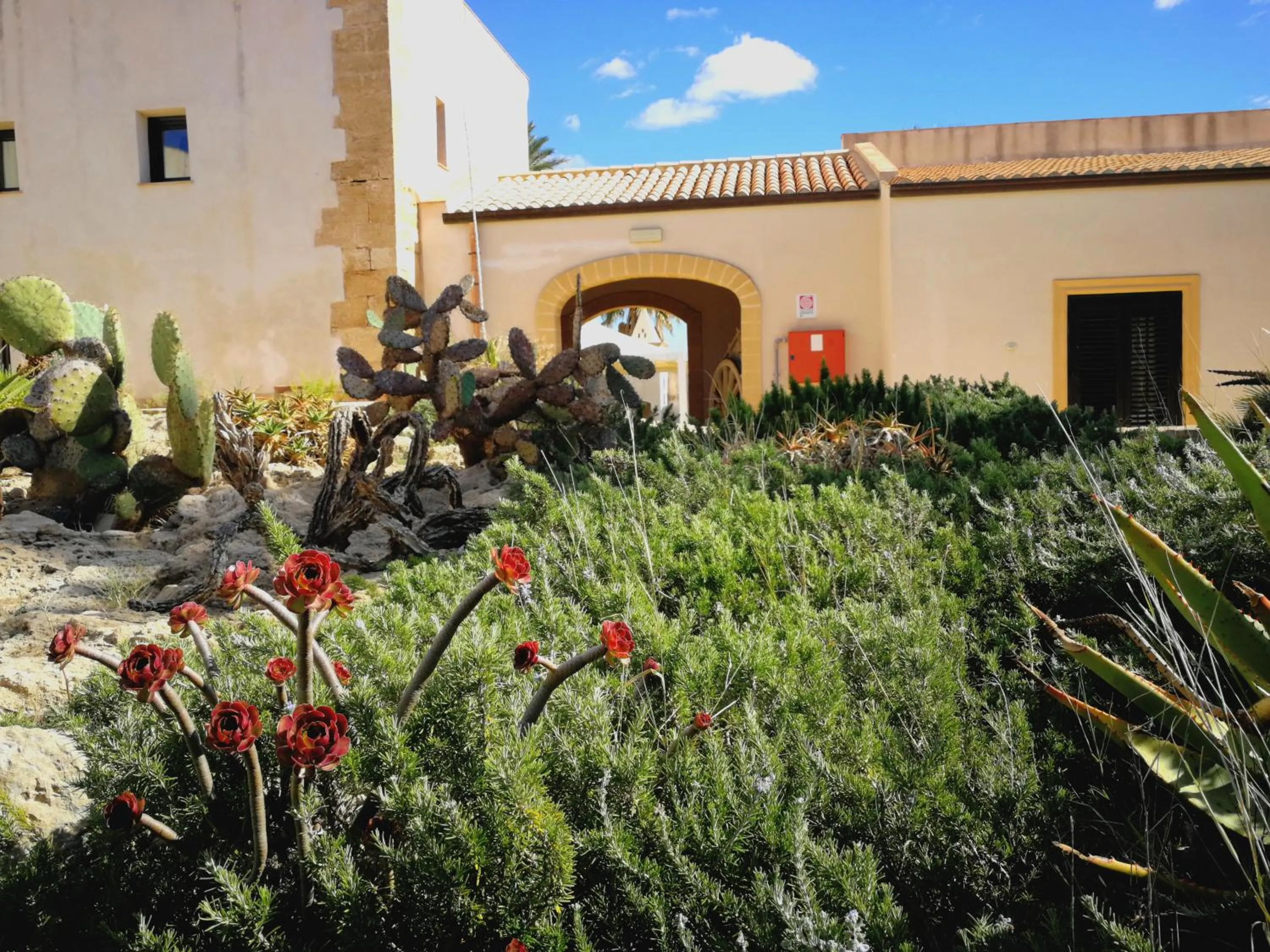 Garden in Agriturismo Baglio Donnafranca Wine Resort