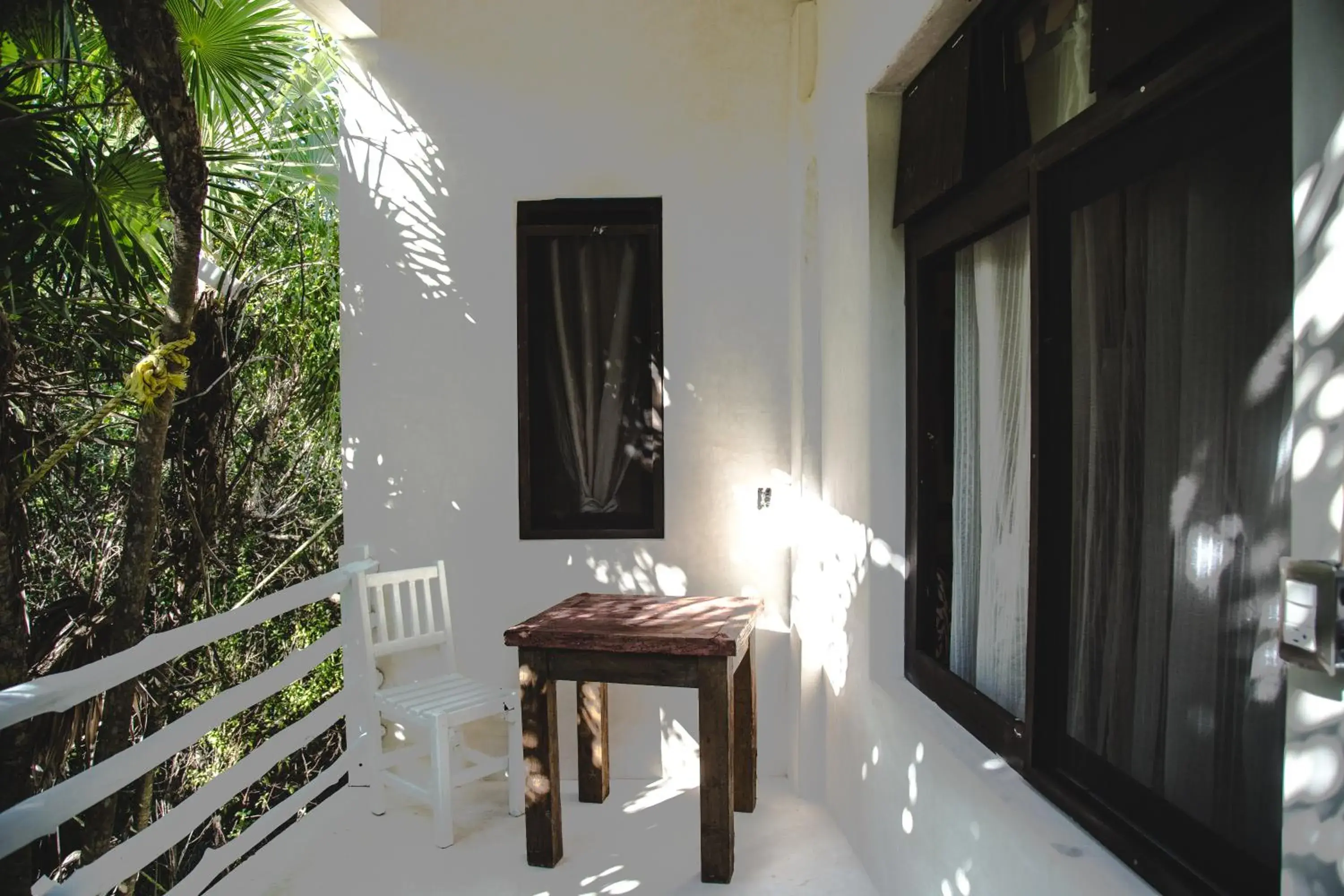 Balcony/Terrace in Casa Ambar Tulum - Great location and access to a Private Cenote & Beach 2 Km Away - Adults Only