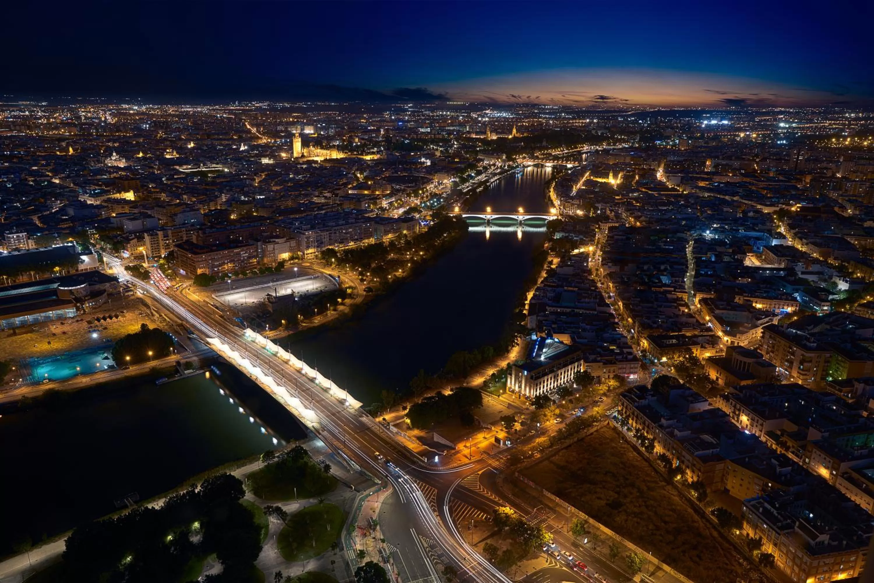 Bird's eye view in Eurostars Torre Sevilla