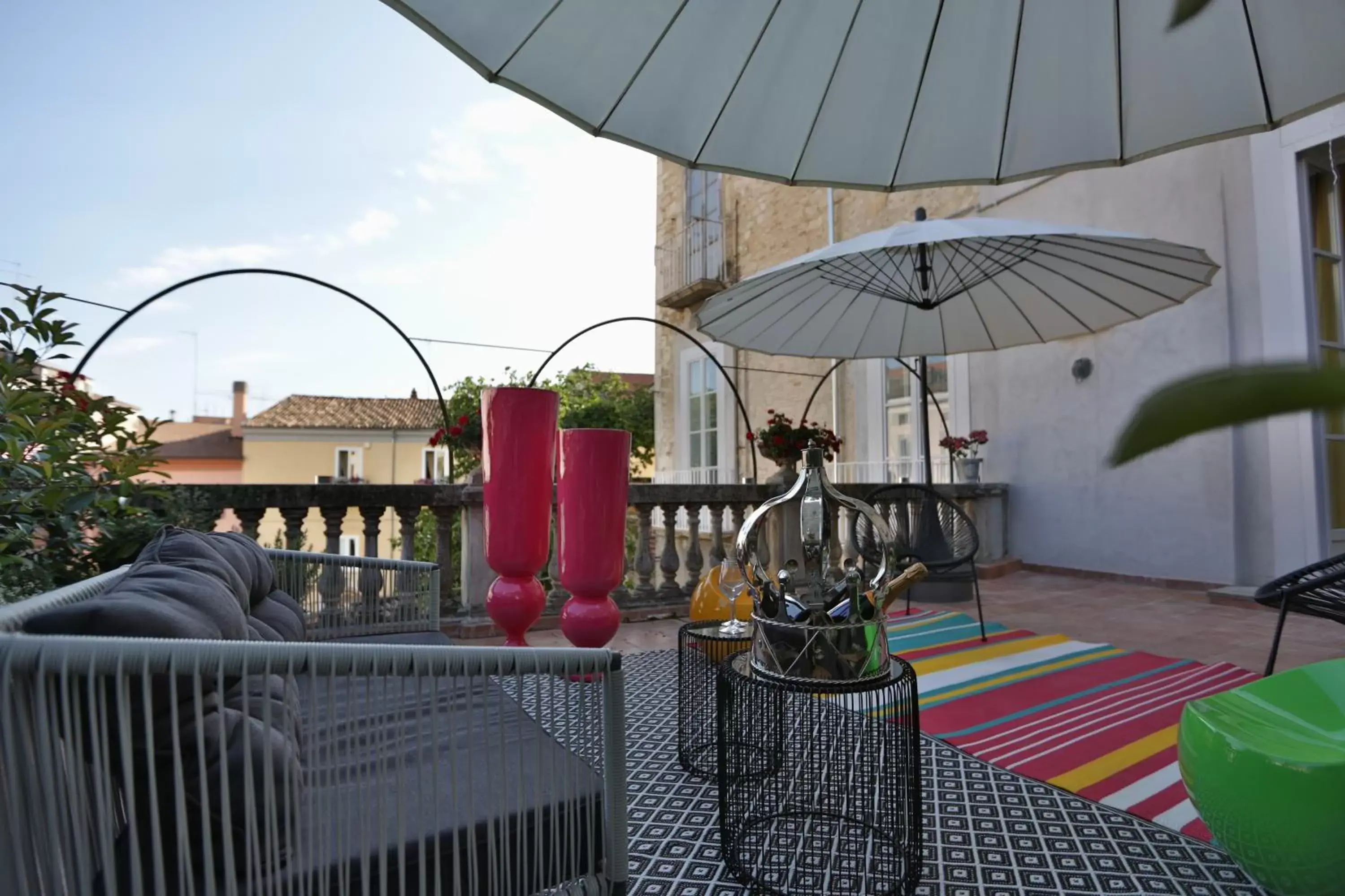 Balcony/Terrace in Palazzo Cannavina Suite & Private SPA