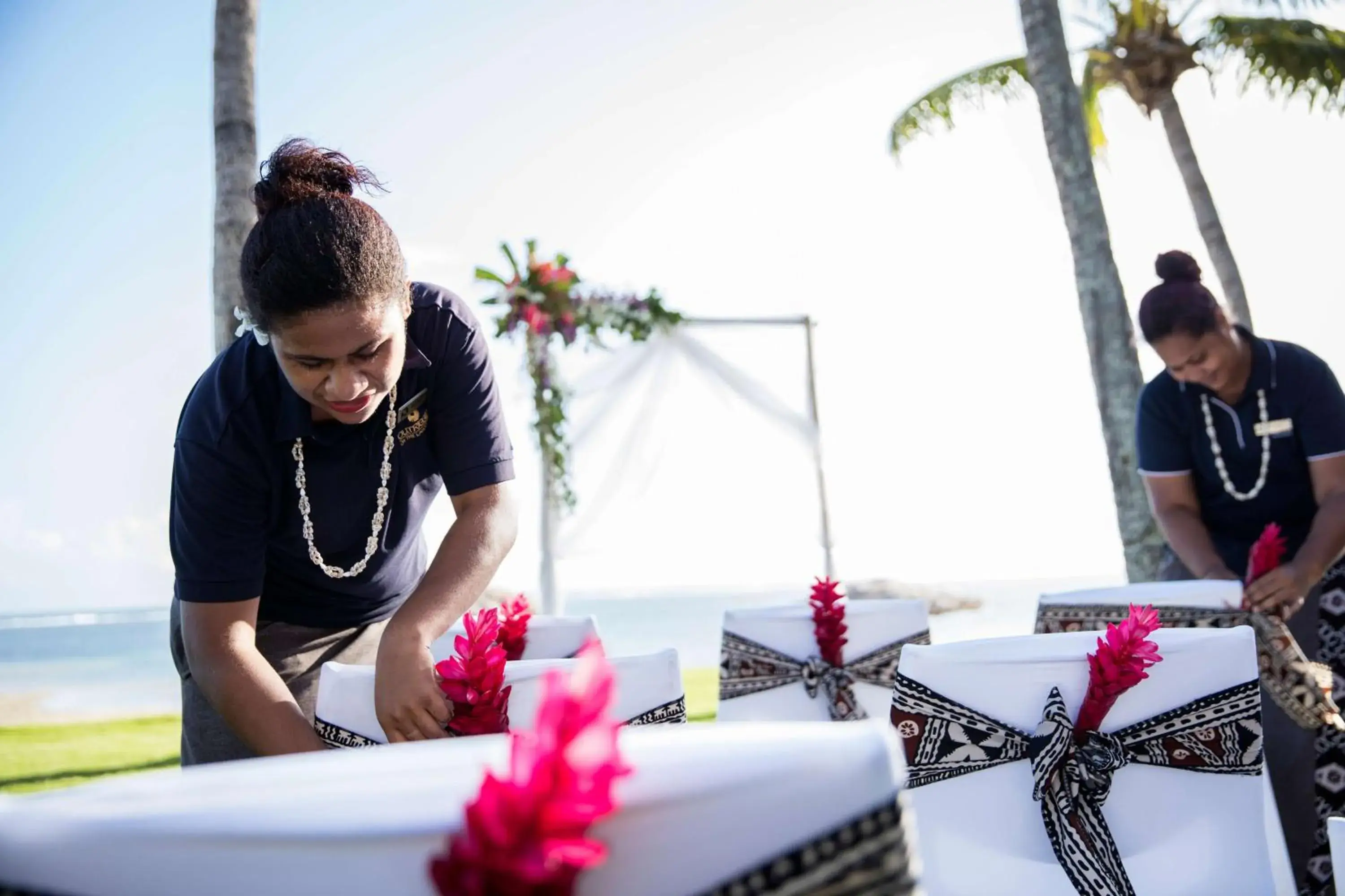 wedding in Outrigger Fiji Beach Resort