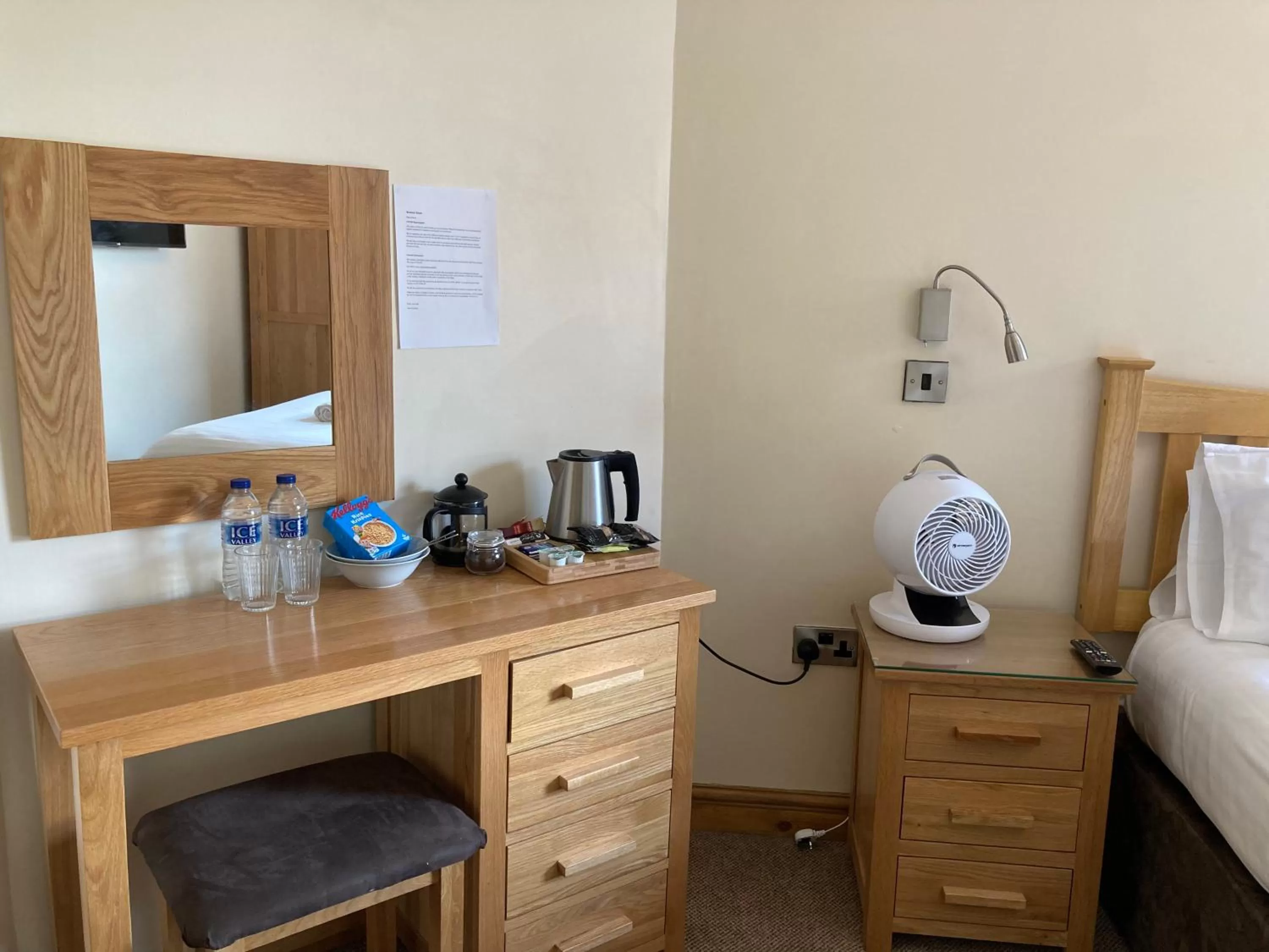 Bed in Pepper Street Rooms