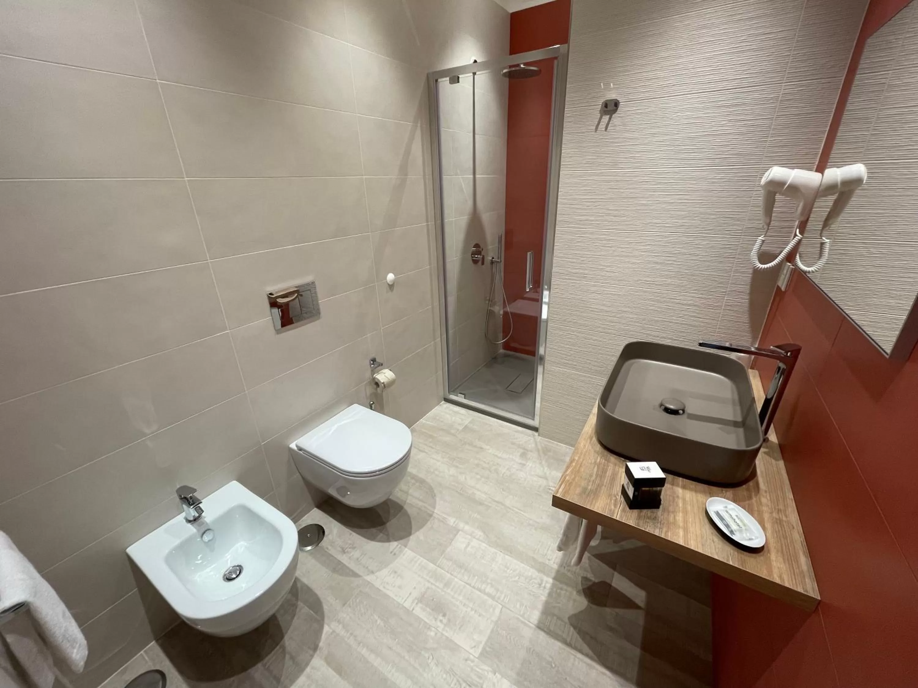 Shower in B&B Casa Rubino