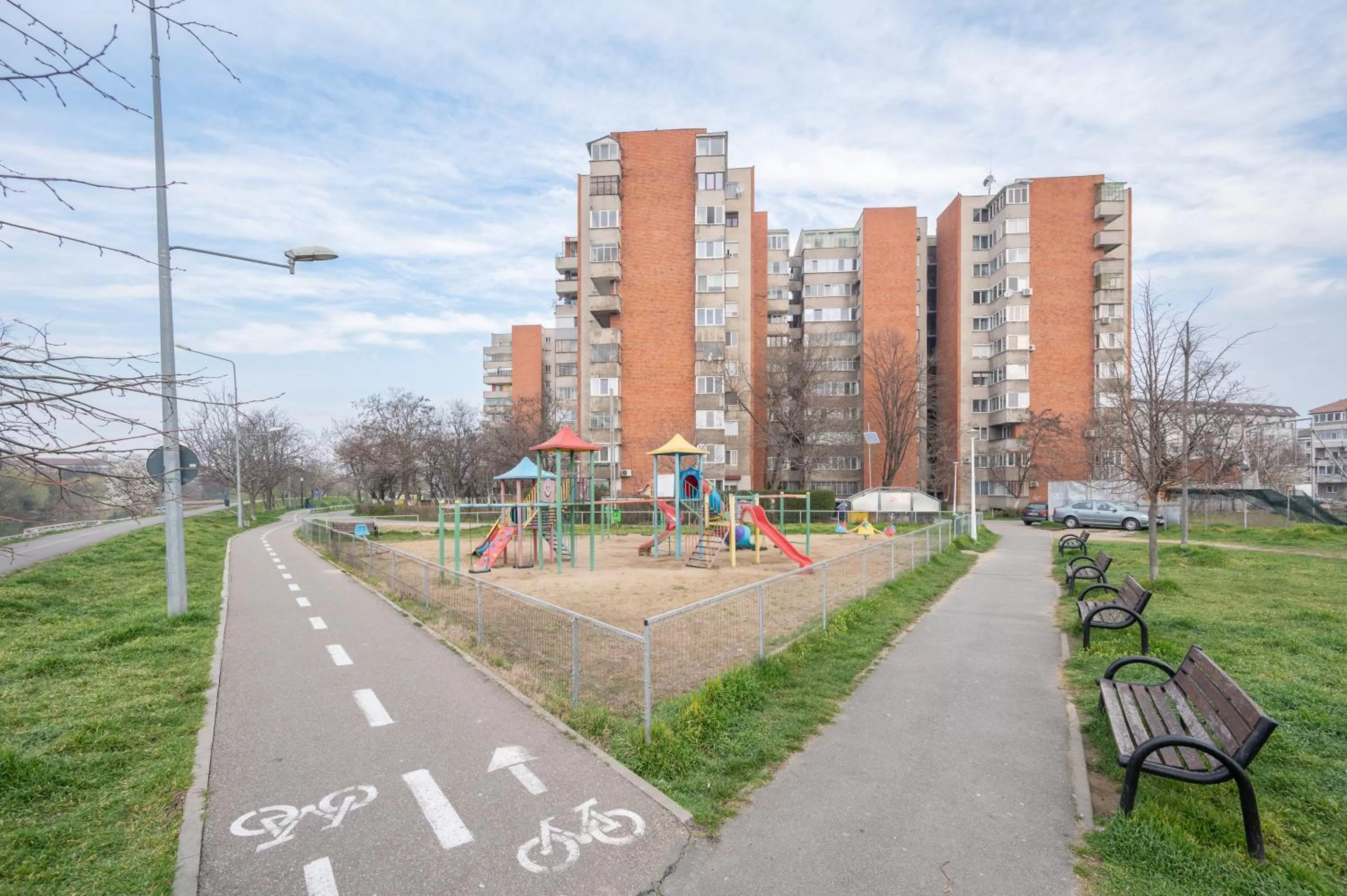 Children play ground in Prima by the River