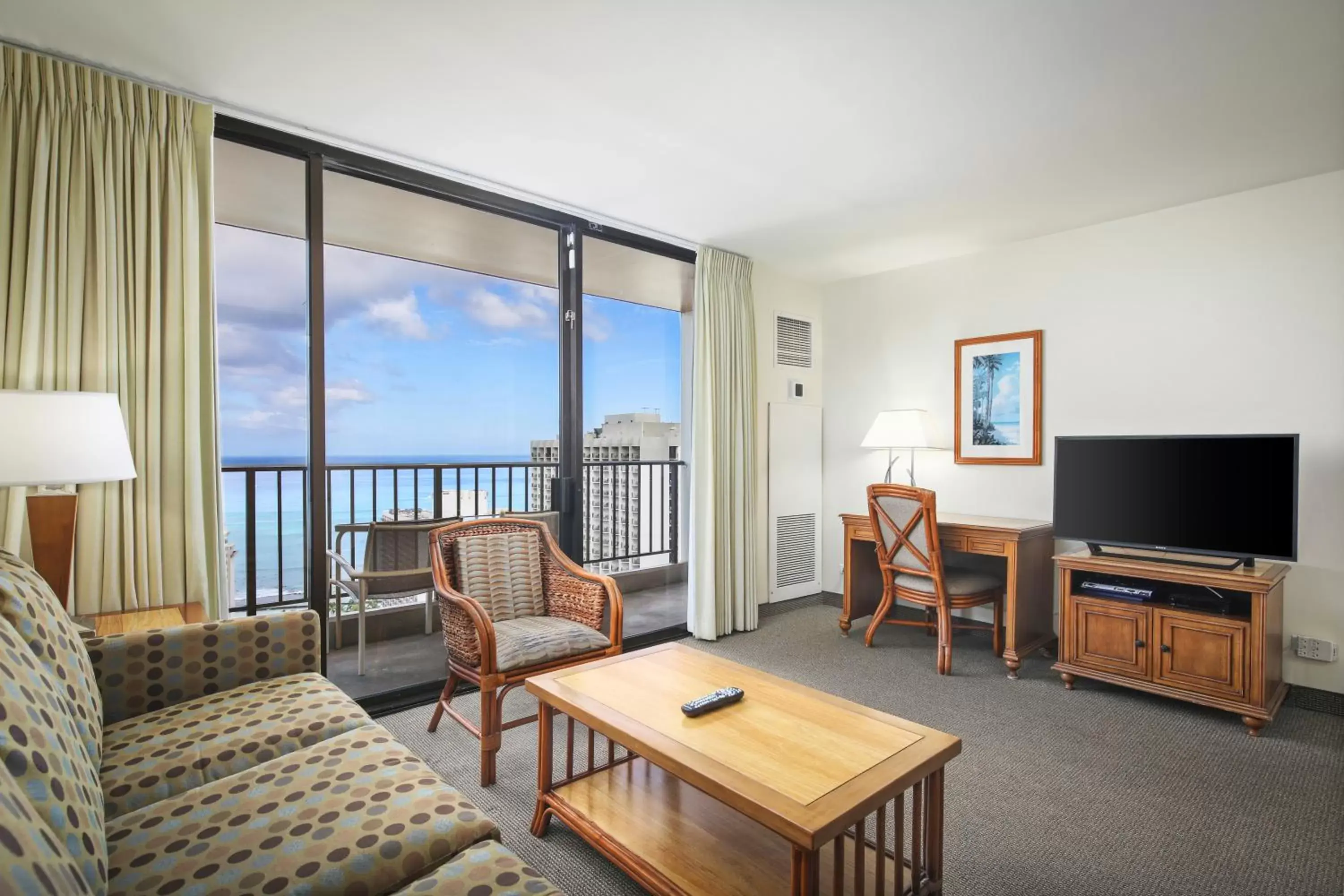 Living room, Seating Area in Aston Waikiki Sunset