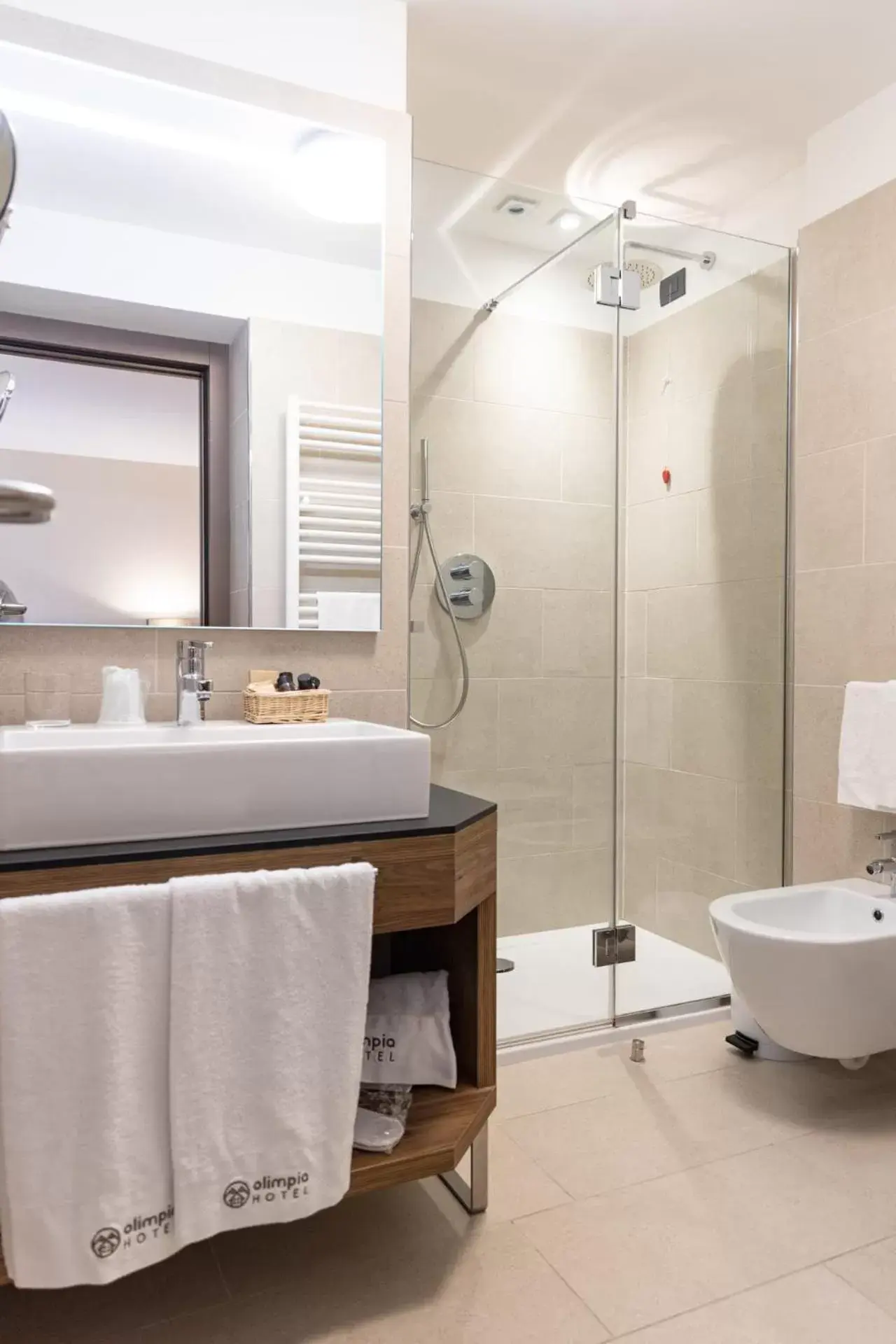 Shower, Bathroom in Olimpia Hotel
