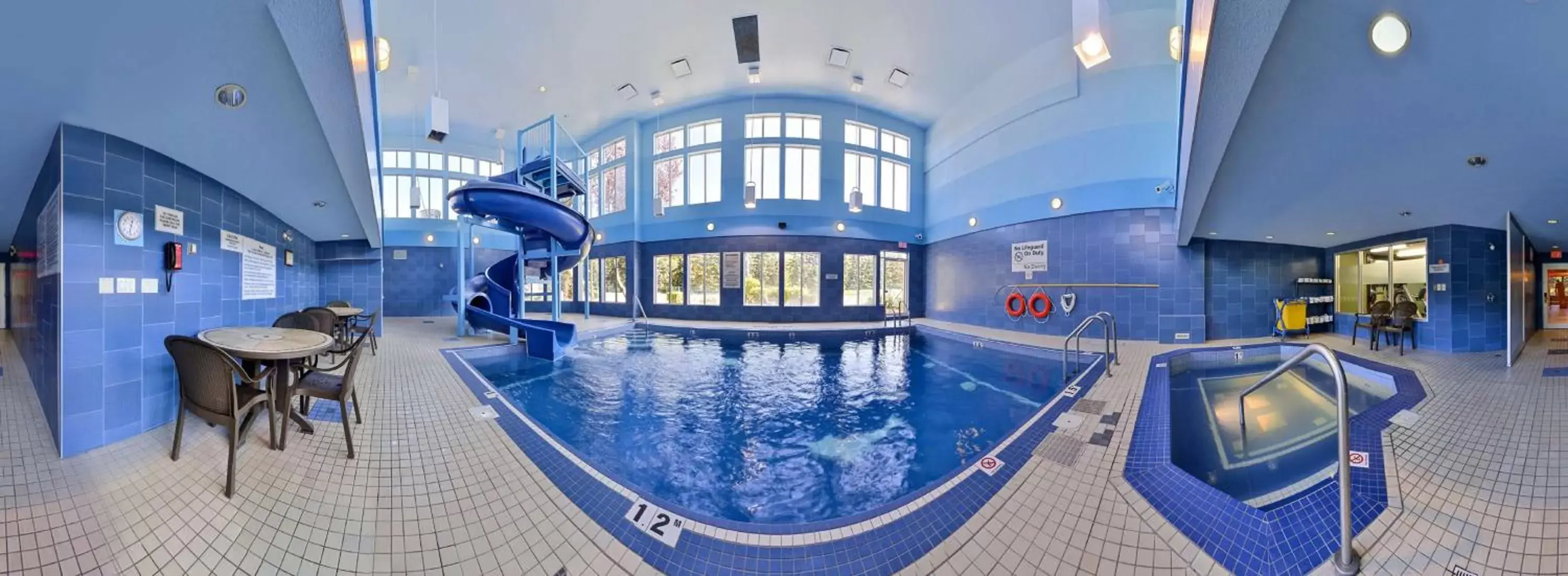 Pool view, Swimming Pool in Hampton Inn & Suites by Hilton Calgary University NW