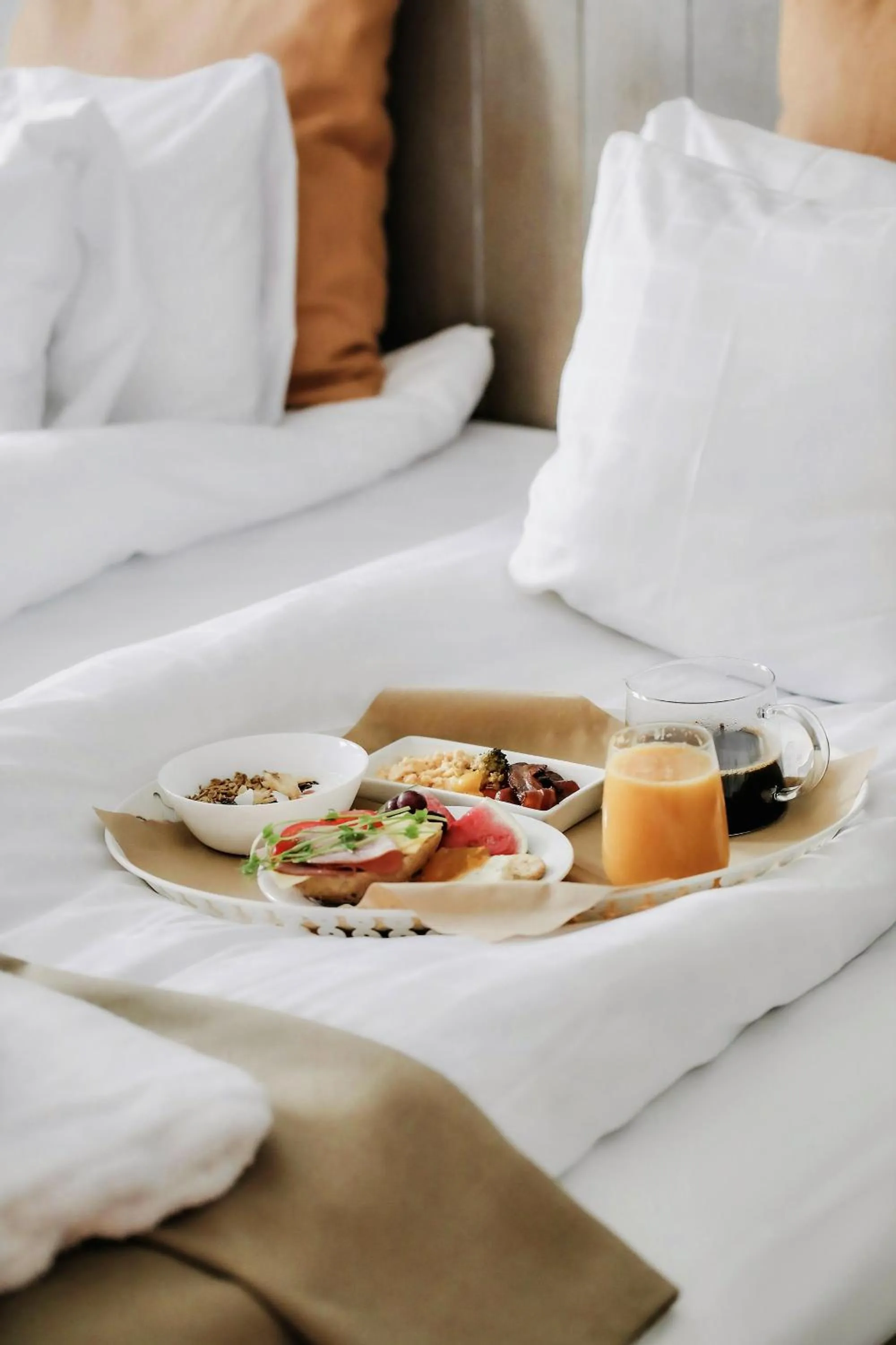 Food close-up, Bed in Quality Hotel Grand Falun