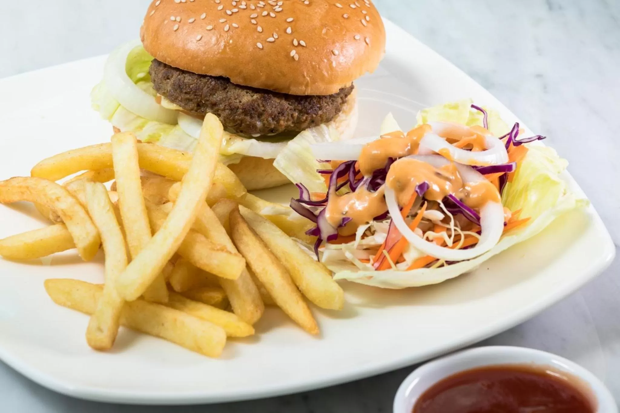 Food close-up in P Plus Hotel