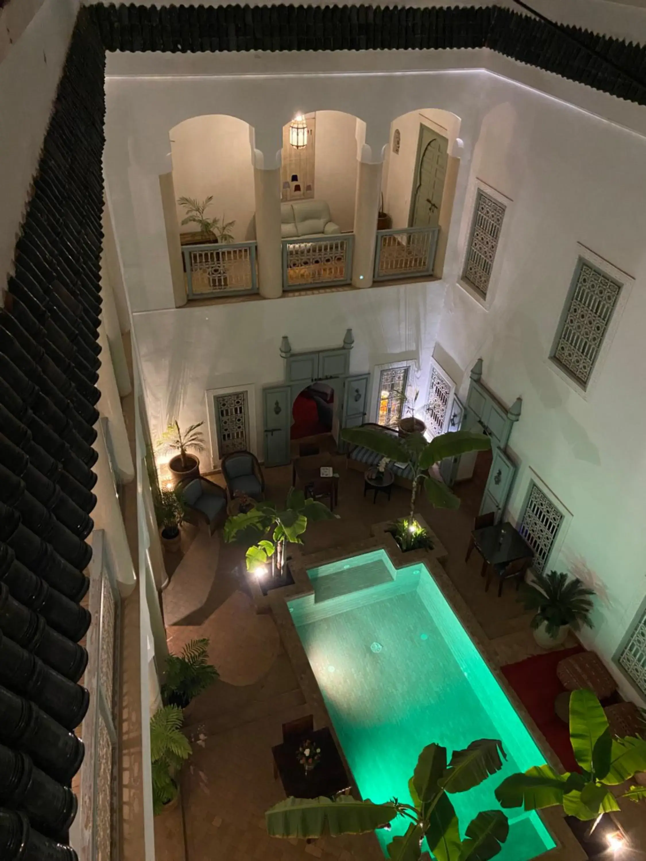 Pool View in Riad Les Hibiscus