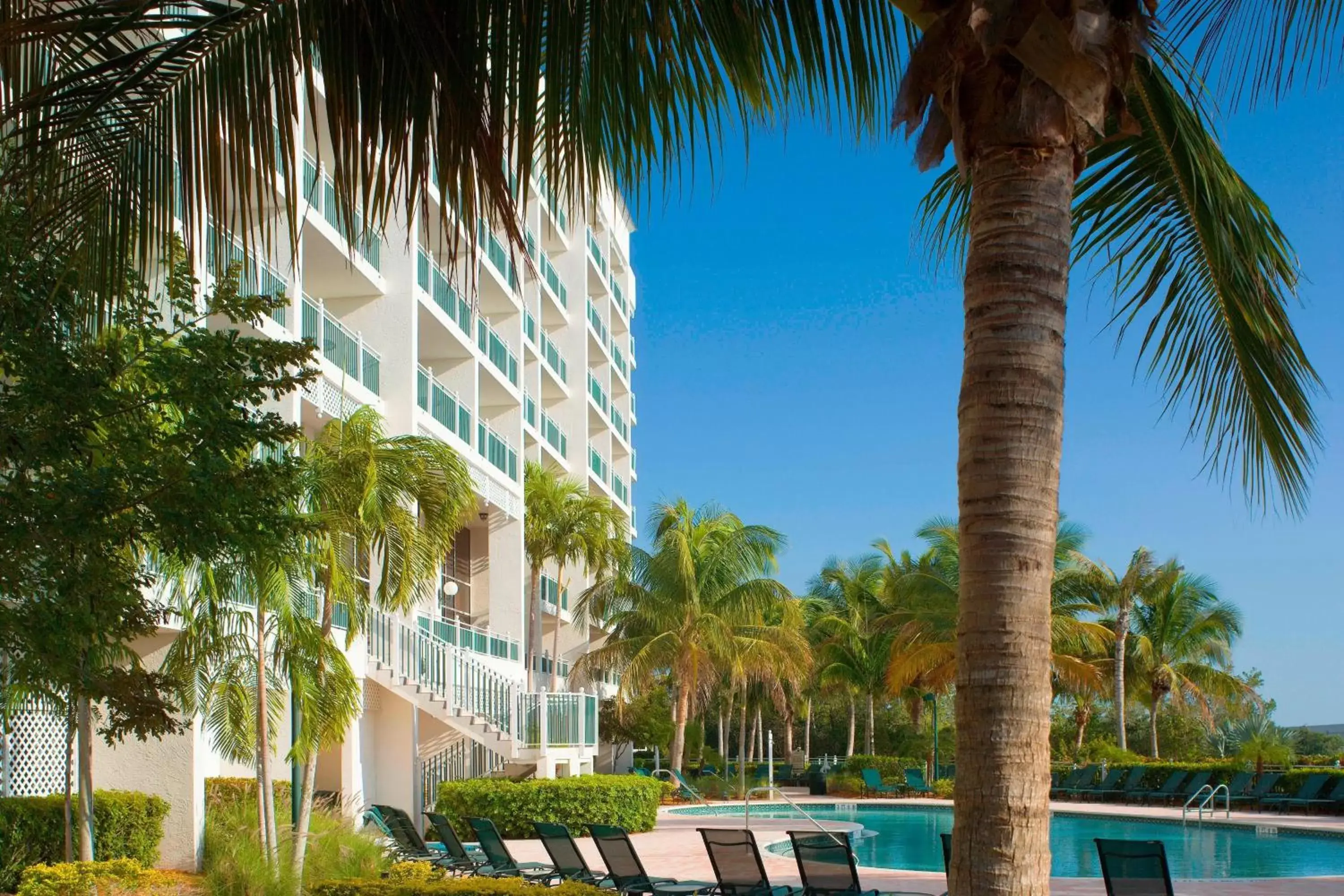 Swimming pool, Property Building in Marriott Sanibel Harbour Resort & Spa