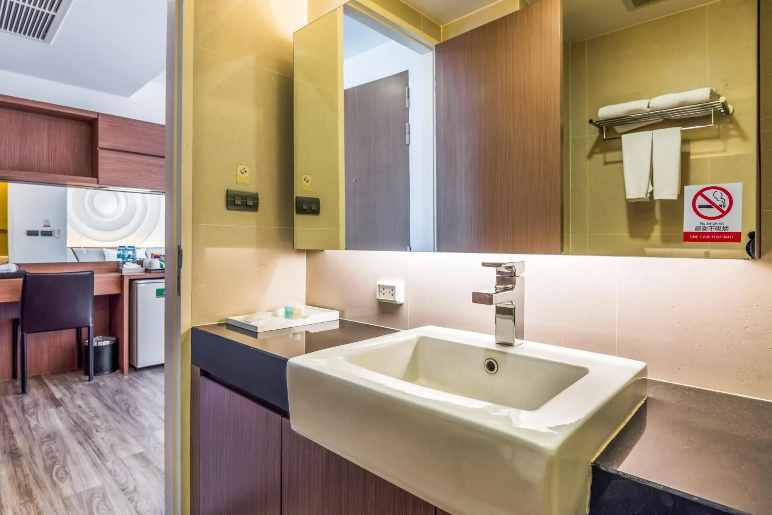 Bathroom in Olive Bangkok Hotel