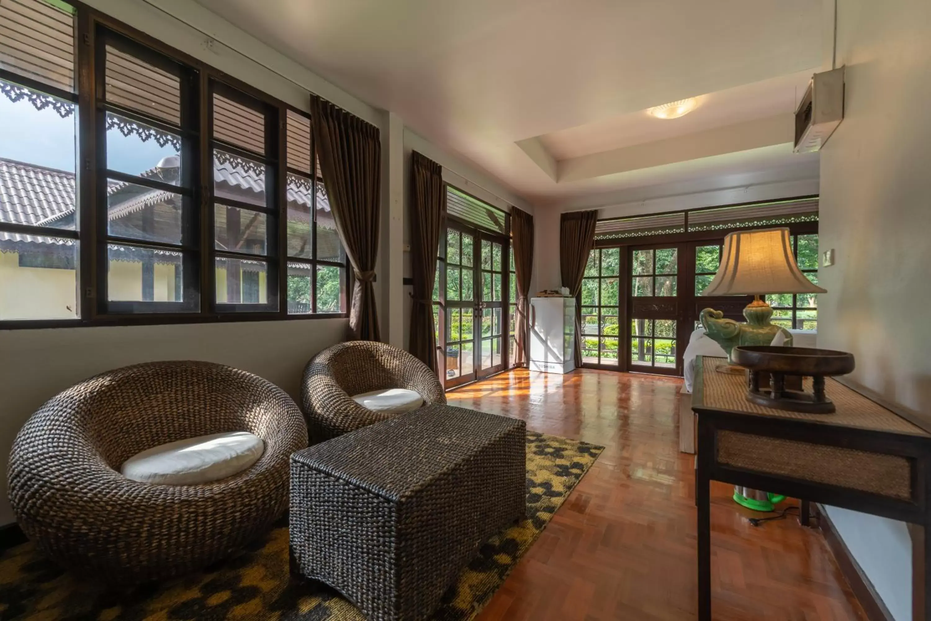 Living room, Seating Area in Doi Inthanon Riverside resort