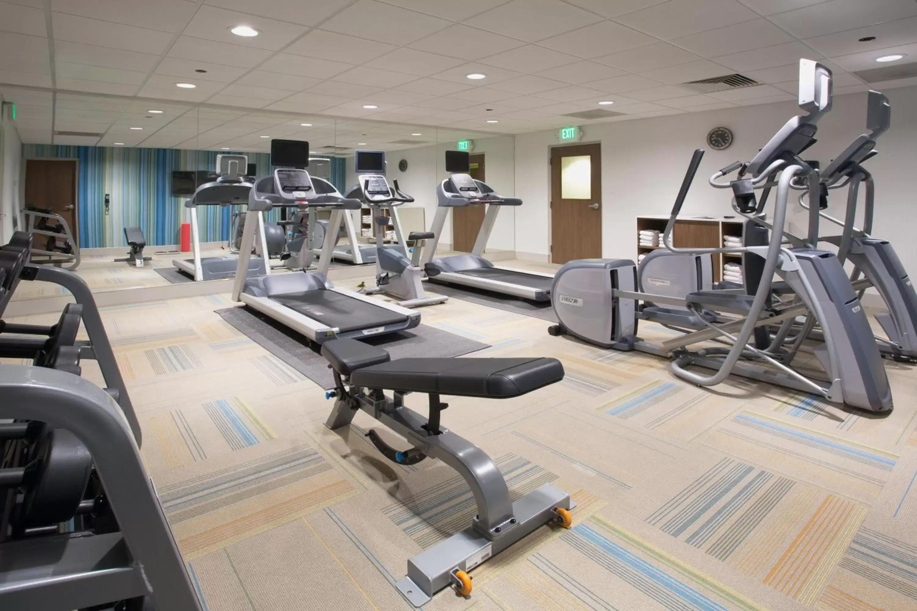 Fitness centre/facilities, Fitness Center/Facilities in Holiday Inn Express & Suites Baltimore - BWI Airport North, an IHG Hotel