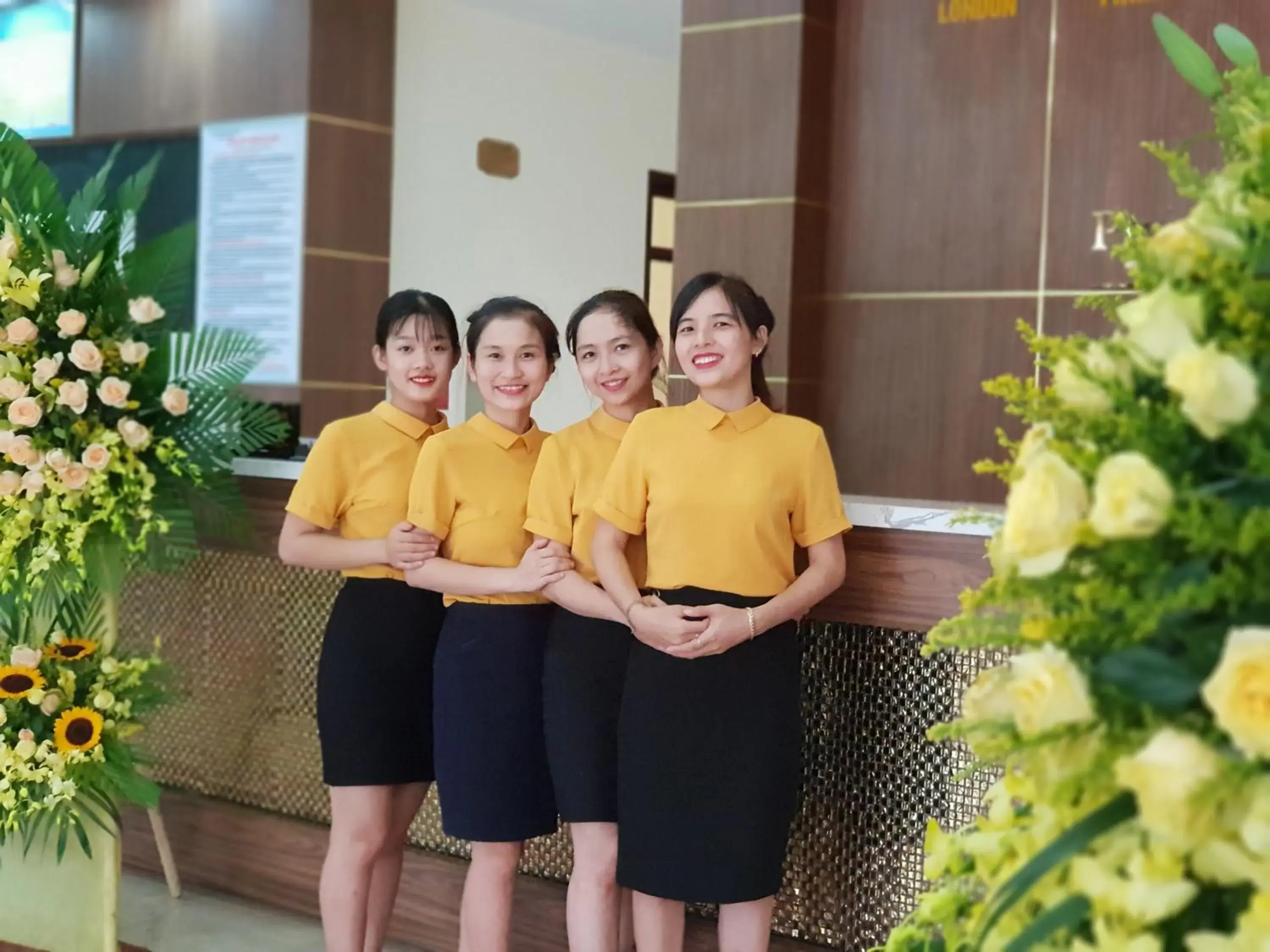 Staff in Phu Cuong Beach Hotel