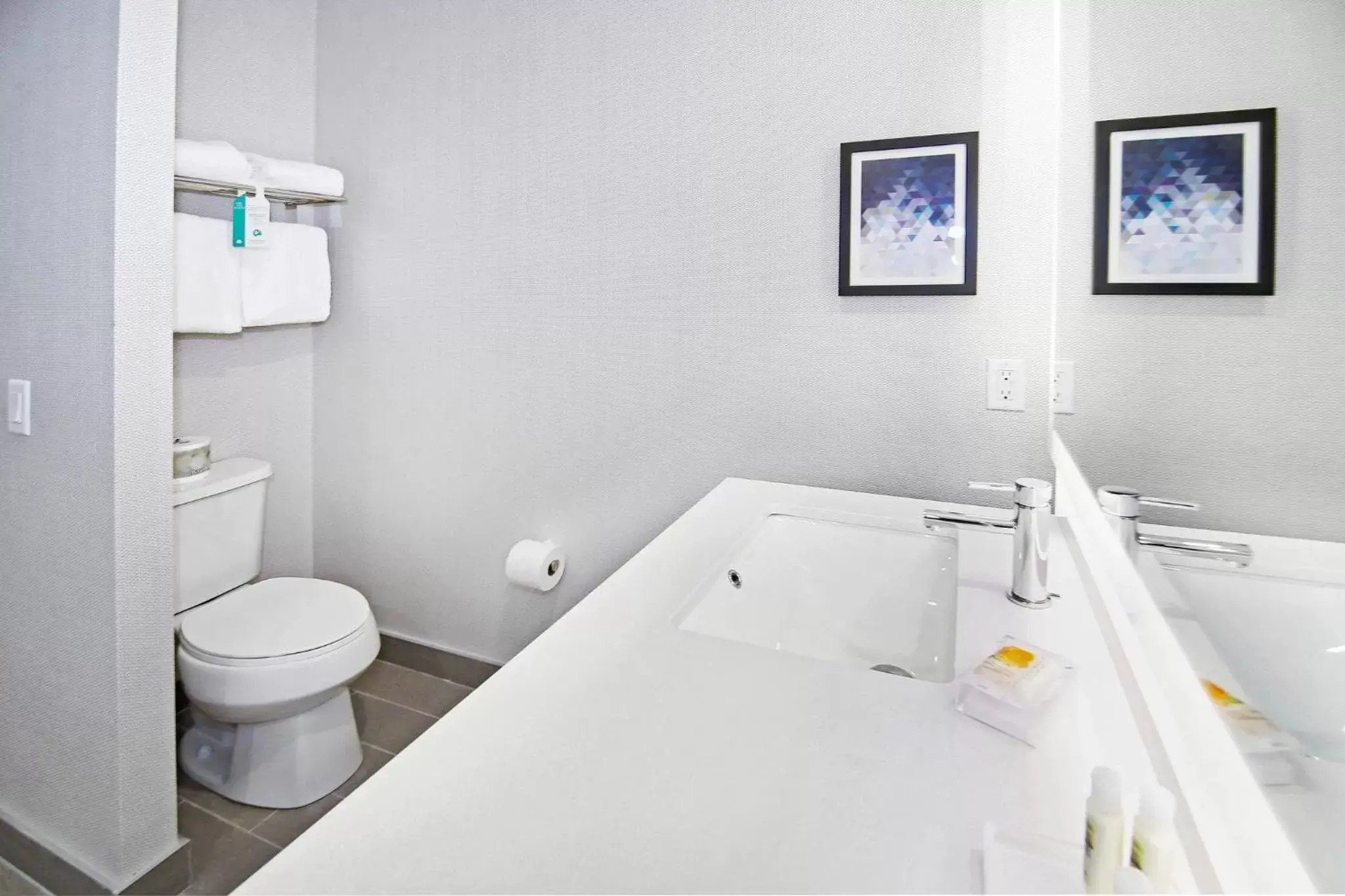 Photo of the whole room, Bathroom in Holiday Inn Hotel & Suites - Calgary Airport North, an IHG Hotel