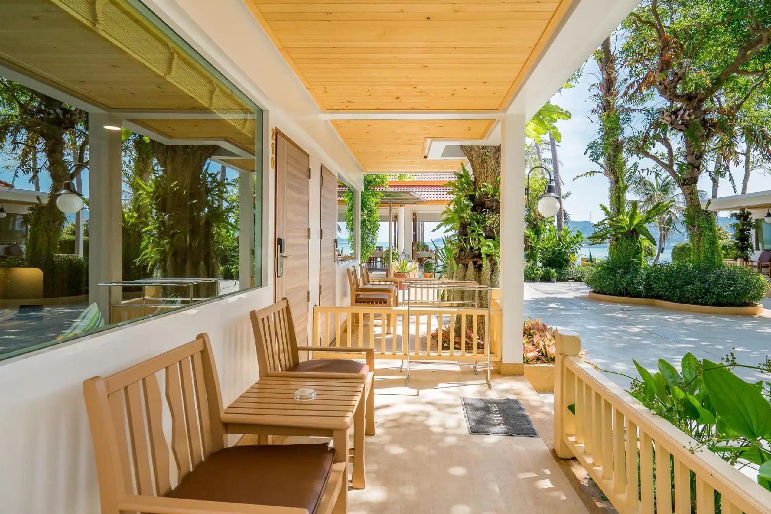 Patio in Chaba Cabana Beach Resort