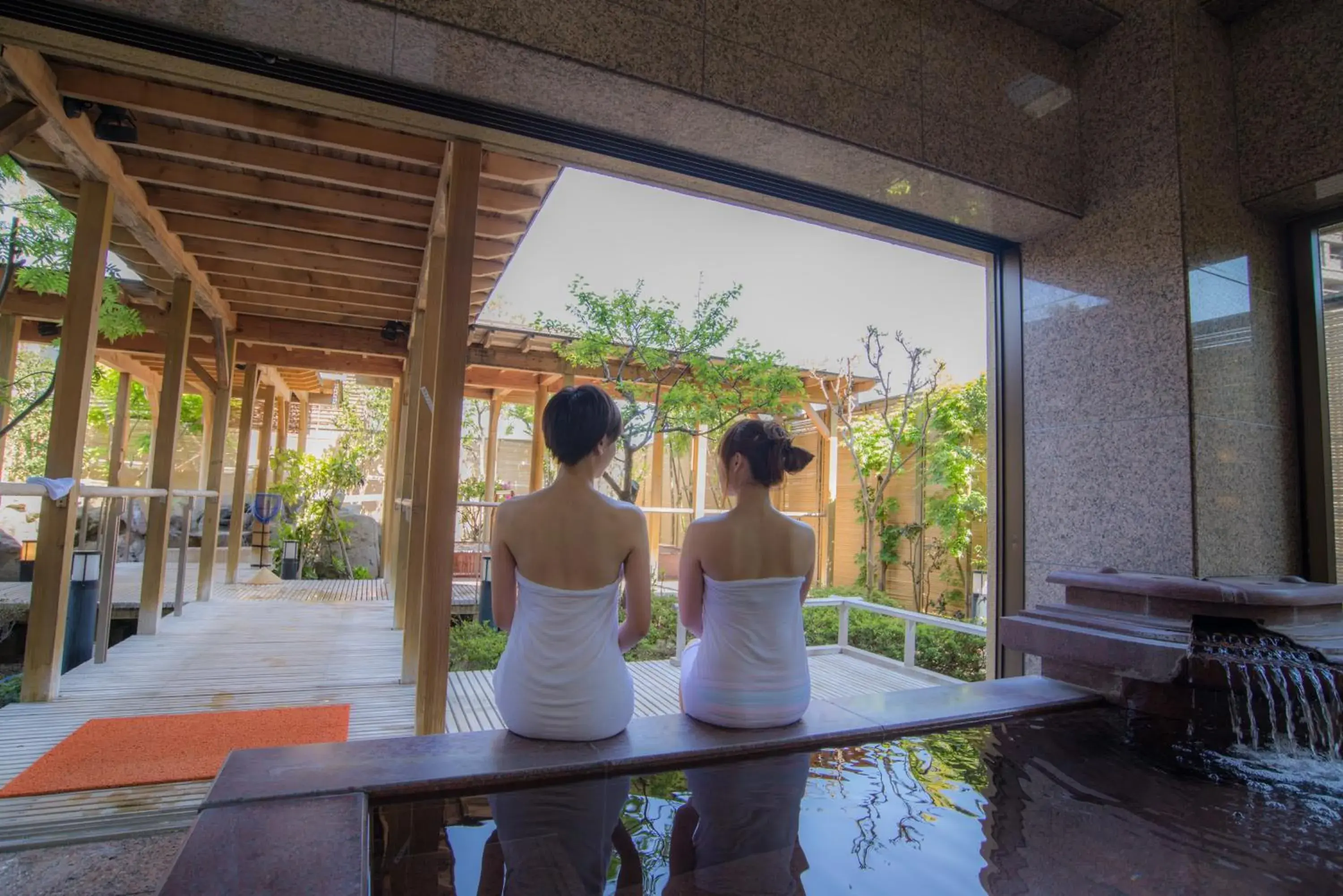 Hot Spring Bath in Yuzawa Grand Hotel