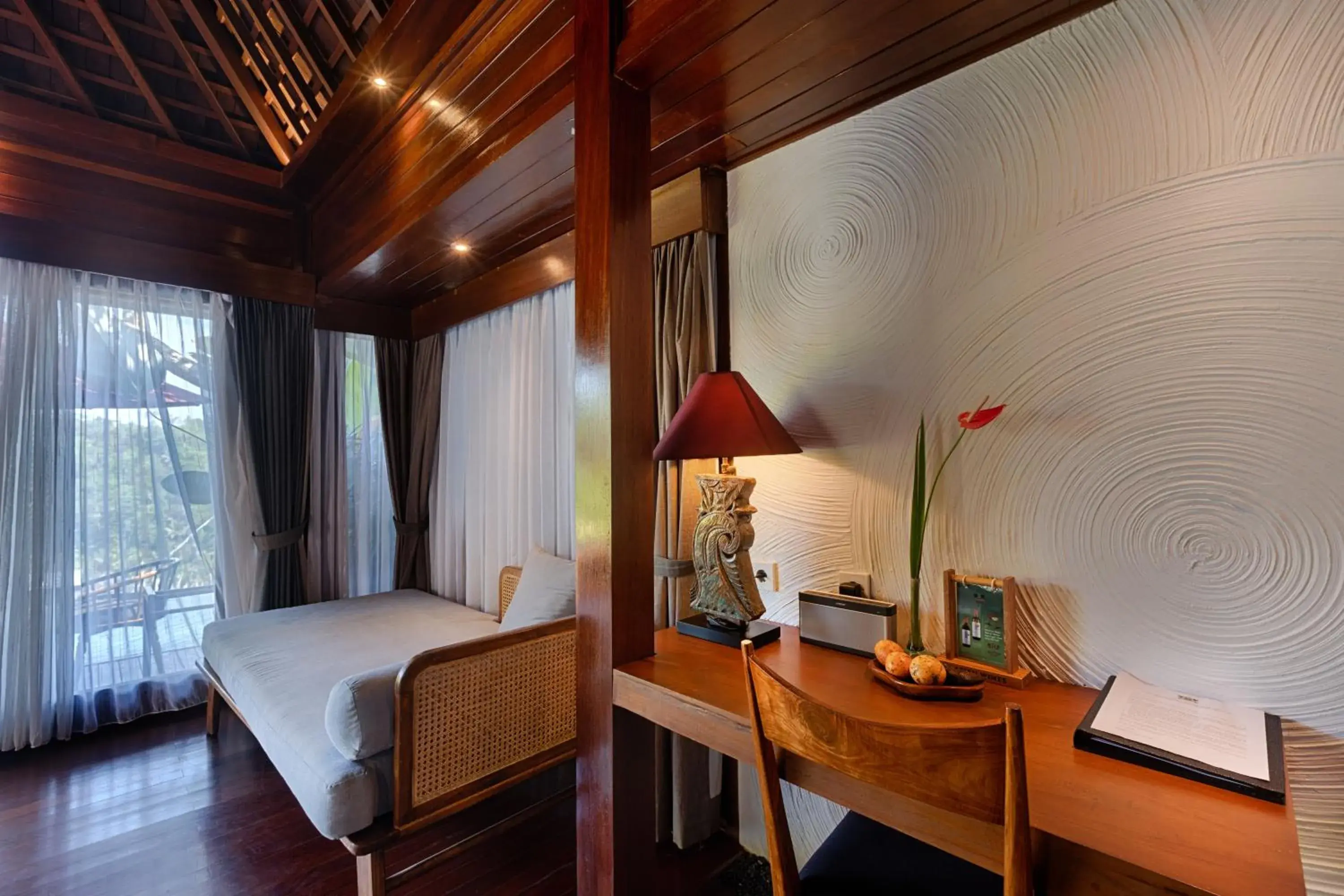 Food and drinks, Bed in Black Penny Villas Ubud