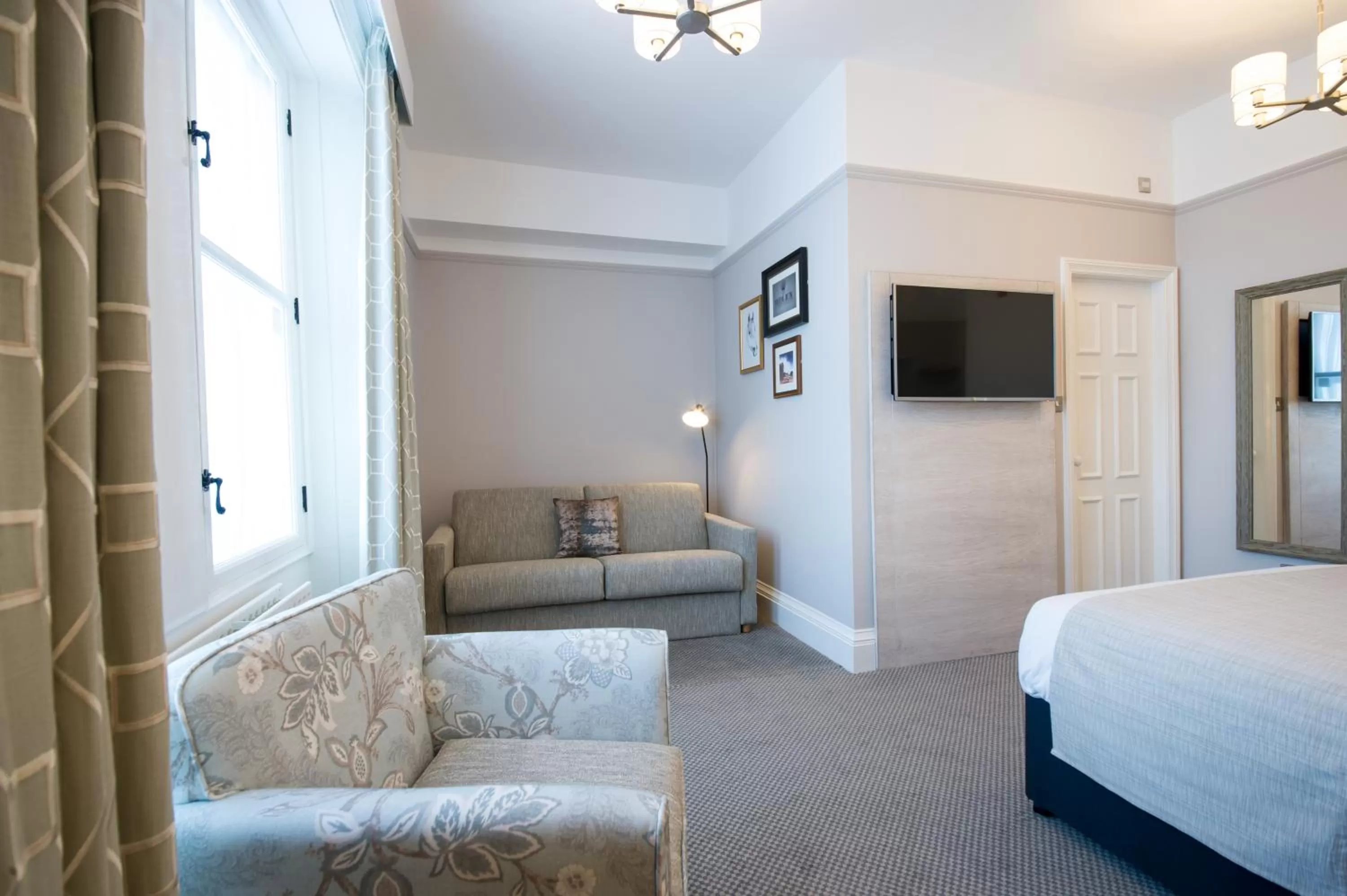 Bed, Seating Area in The Cow & Calf by Innkeeper's Collection