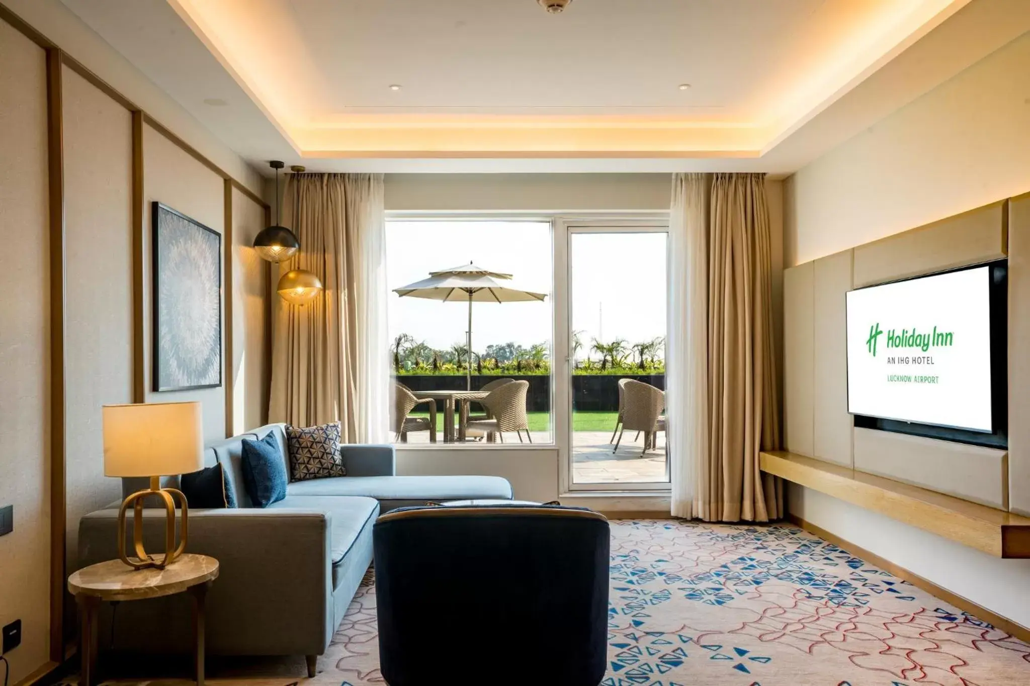 Bedroom, Seating Area in Holiday Inn Lucknow Airport, an IHG Hotel