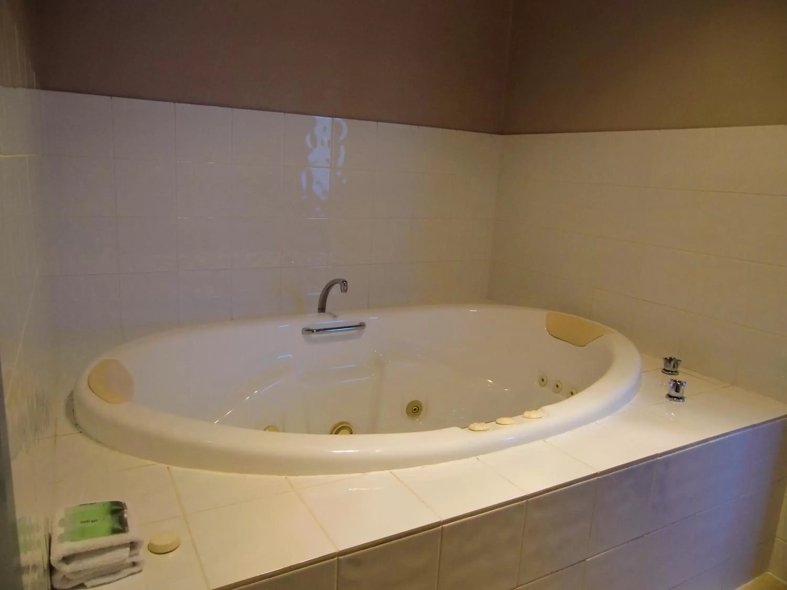 Hot Tub, Bathroom in Castle Motel Bairnsdale