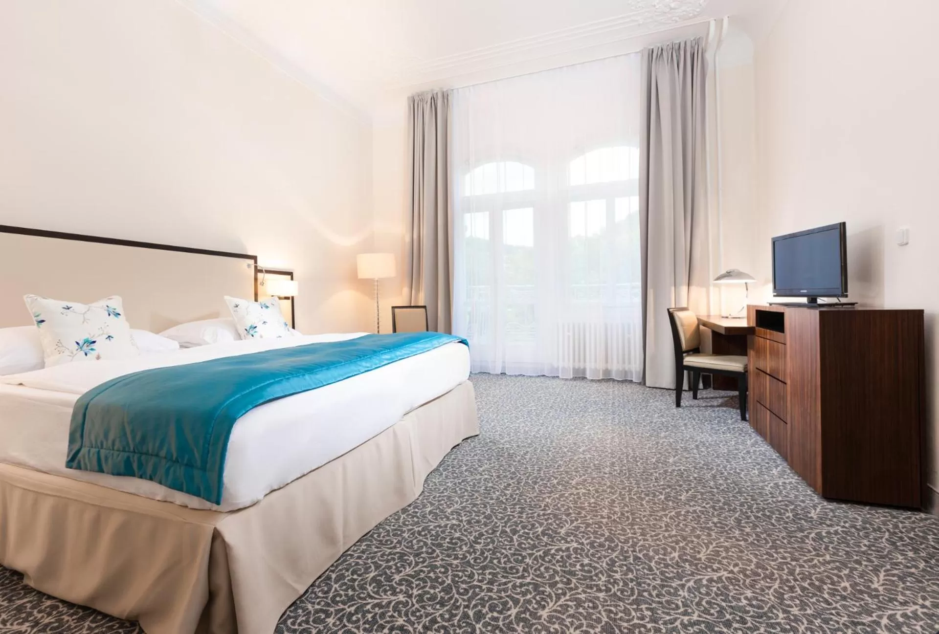 Bedroom, Bed in OREA Spa Hotel Bohemia Mariánské Lázně