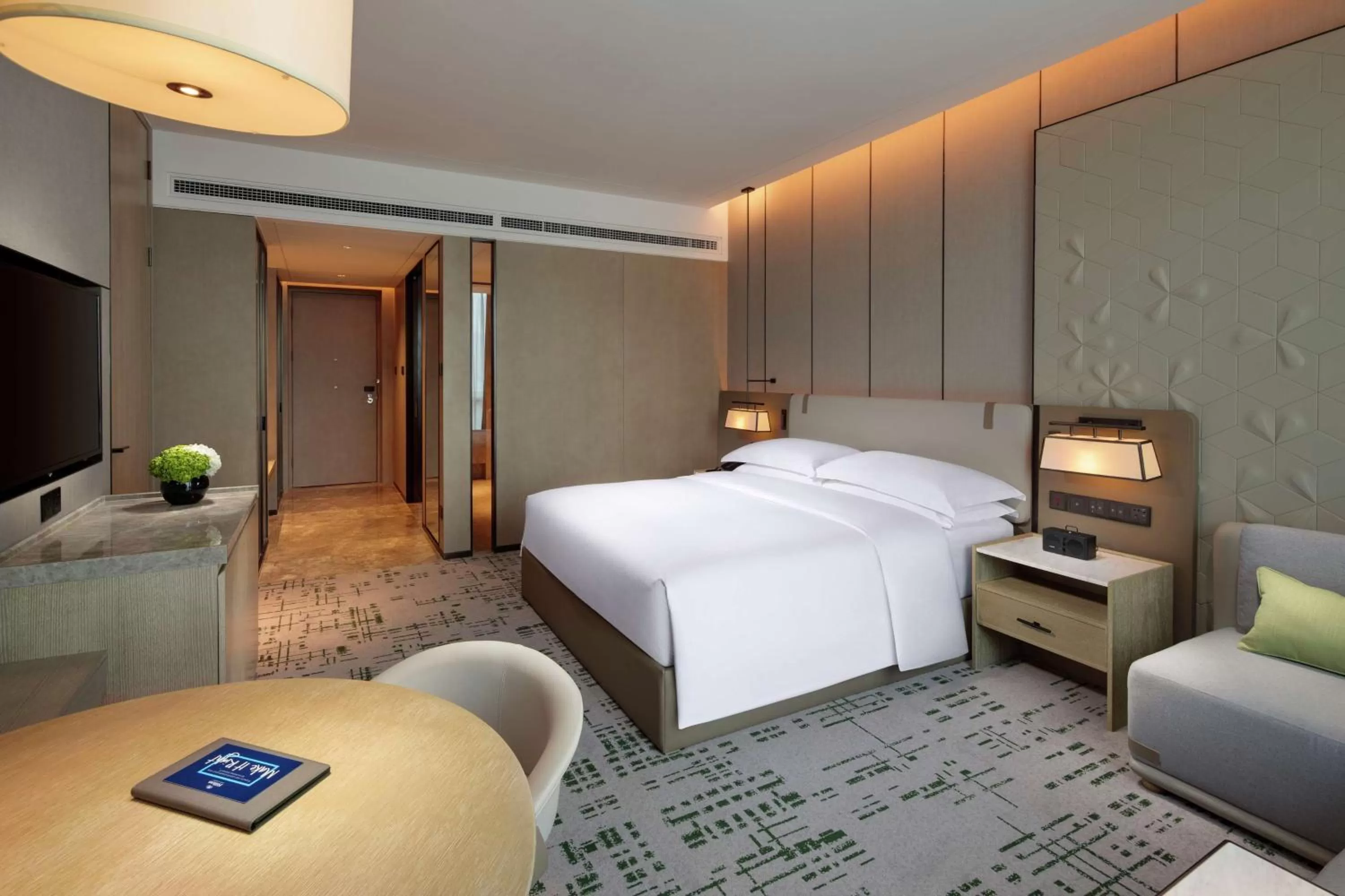 Bedroom, Bed in Hilton Chengdu Chenghua - Close to Panda Base and Chunxi Road