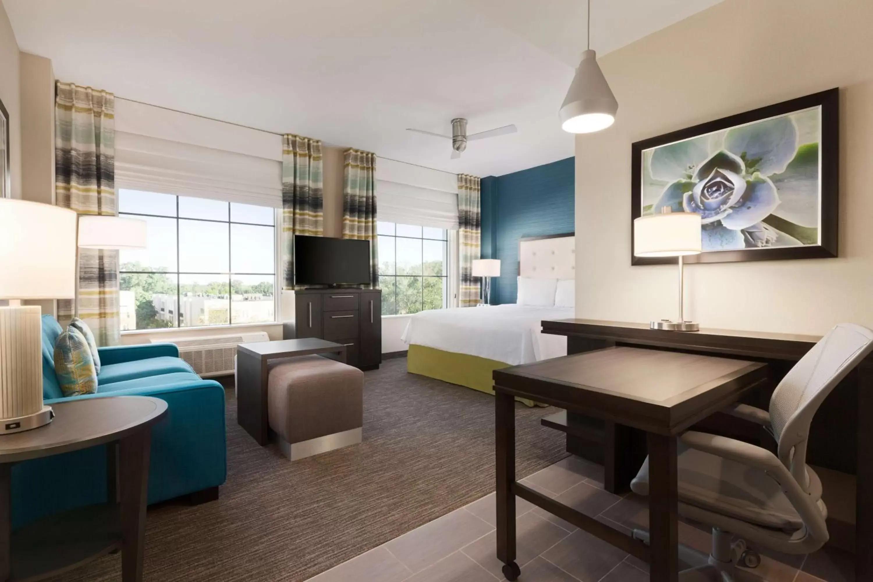 Bedroom, Seating Area in Homewood Suites By Hilton Charlotte Southpark