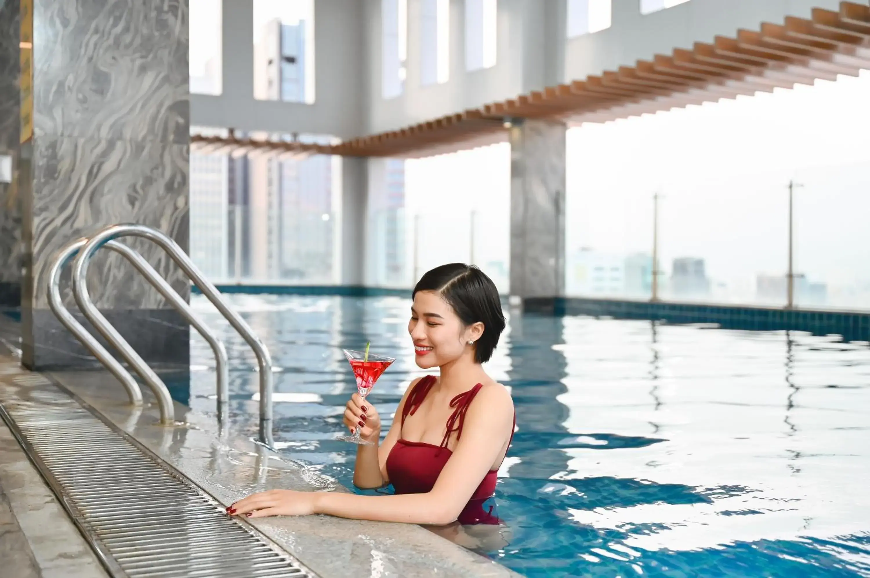 Swimming Pool in Muong Thanh Grand Saigon Centre Hotel