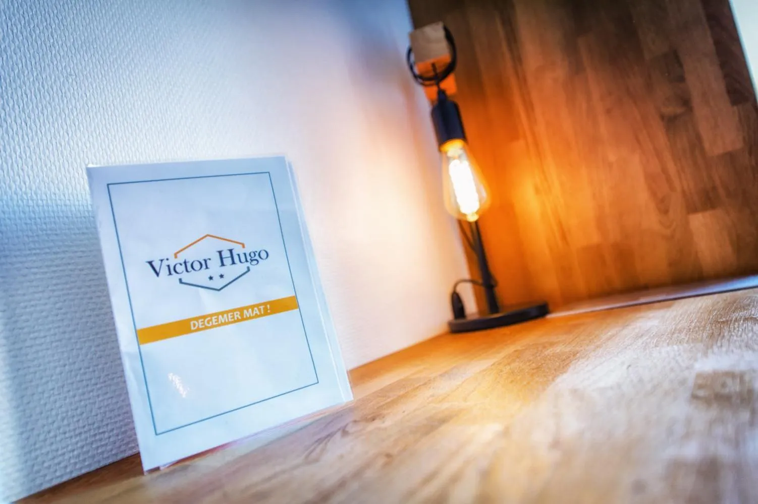 Decorative detail, Bed in Hôtel Victor Hugo Lorient