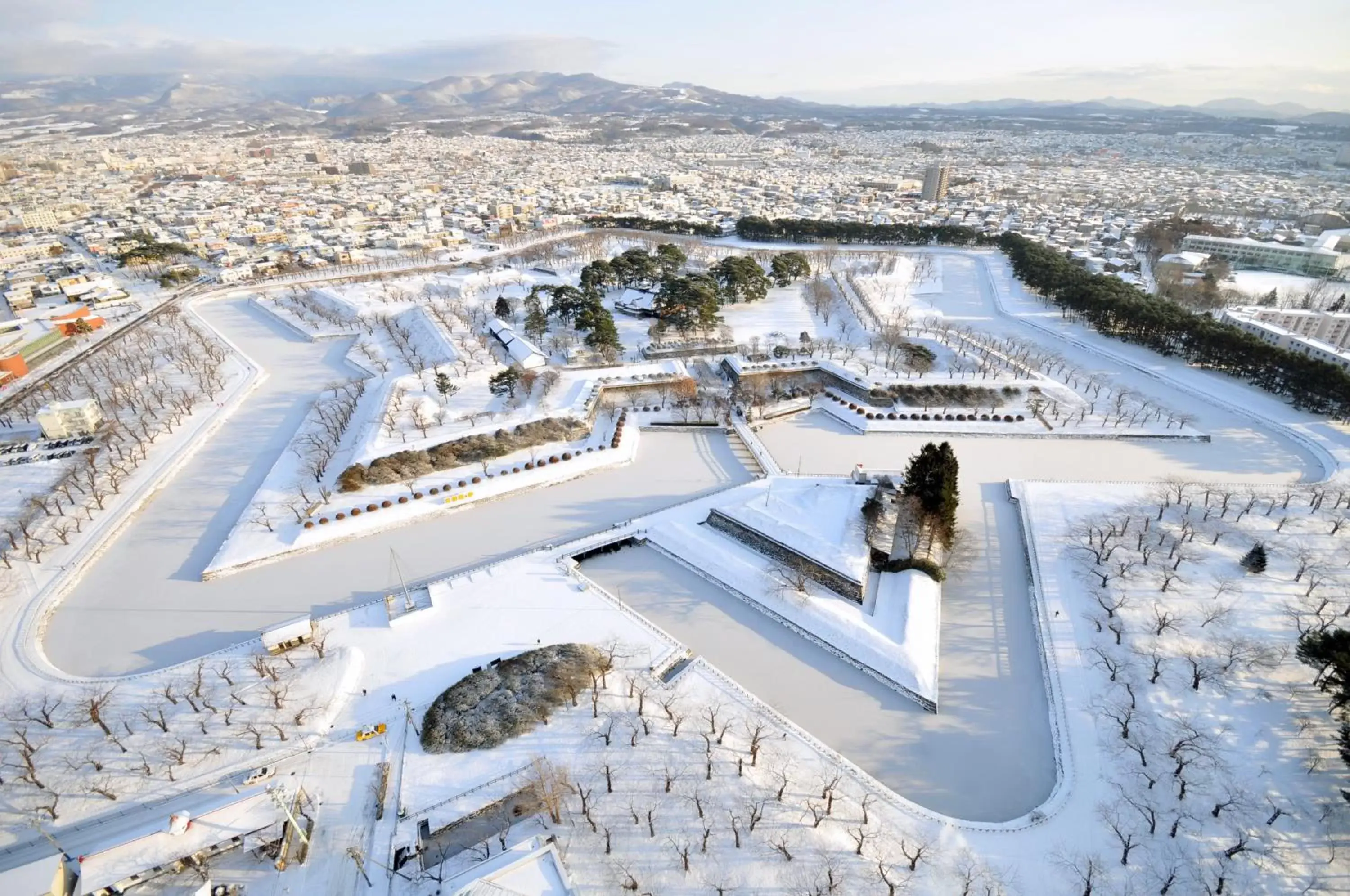 Nearby landmark, Bird's-eye View in HOTEL MYSTAYS Hakodate Goryokaku