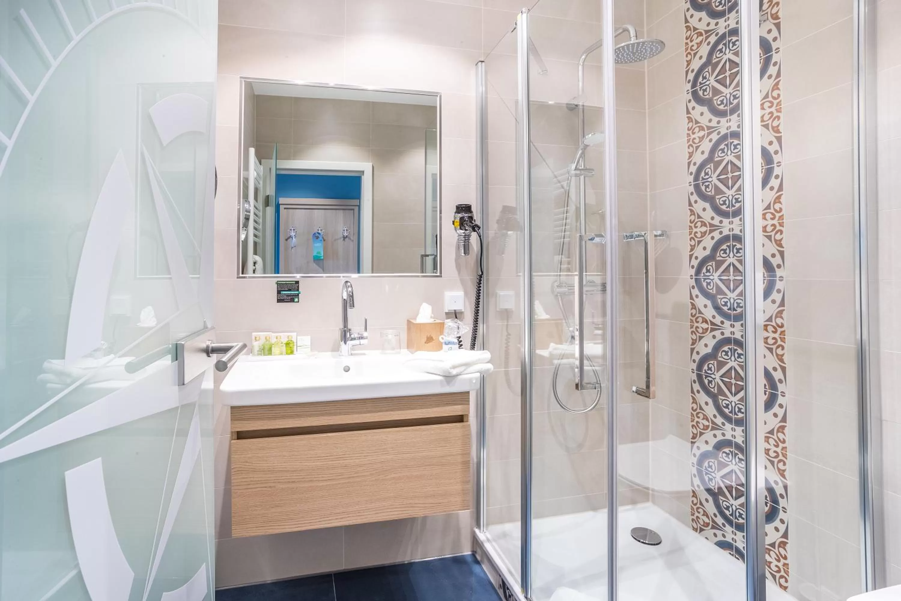 Bathroom in Hotel Fährhaus