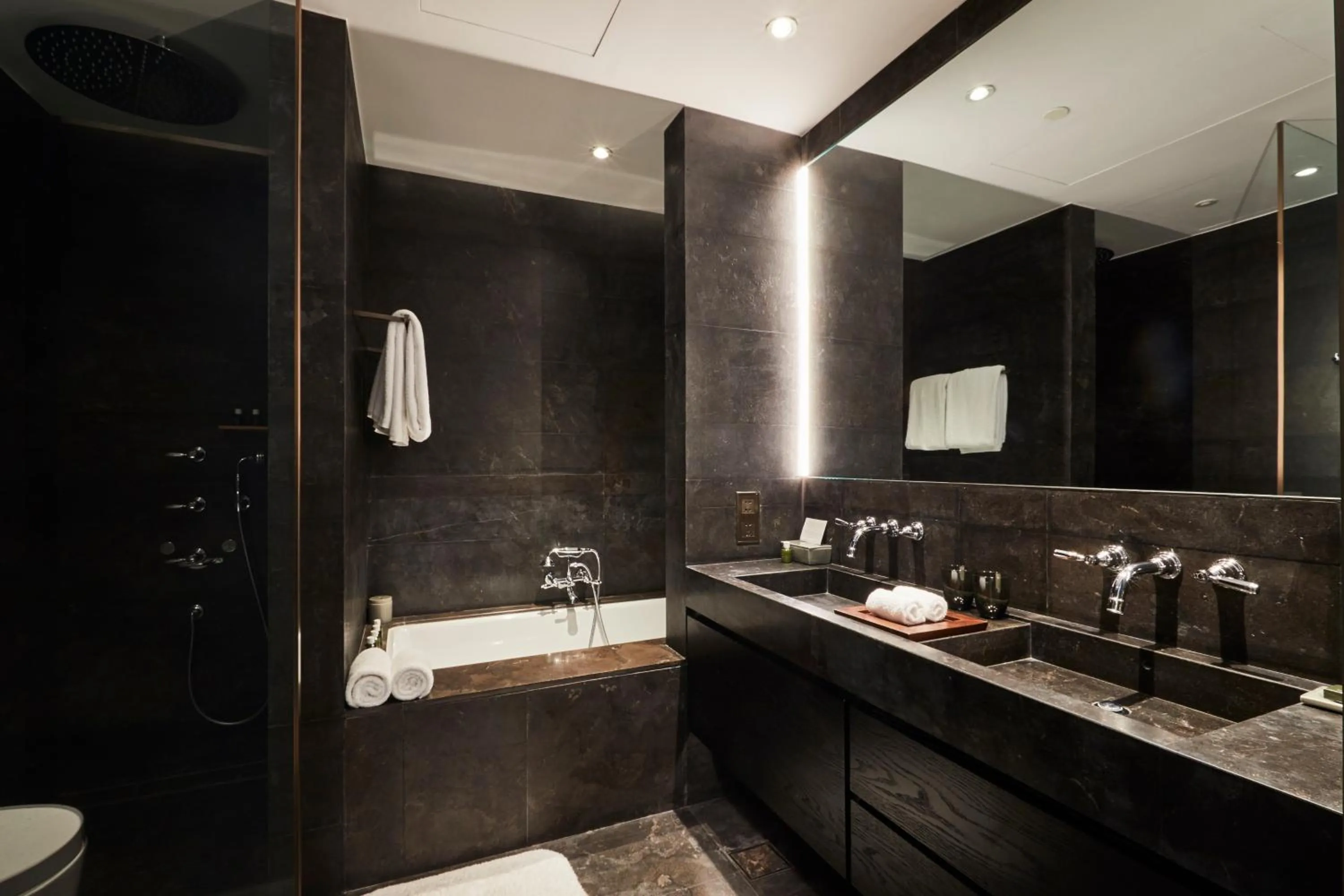 Bathroom in Upper House Shanghai - Former The Middle House