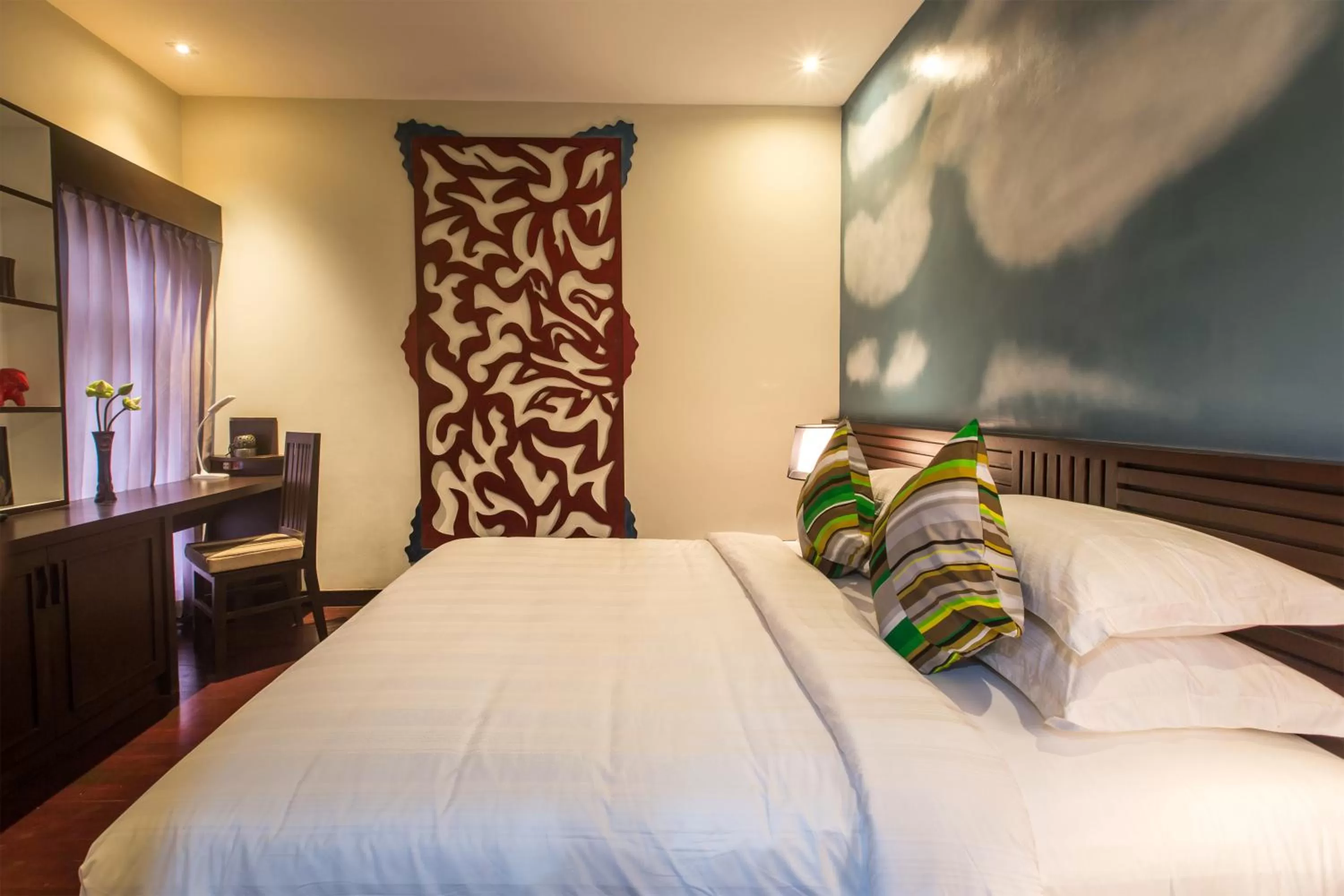TV and multimedia, Bed in De Sarann Villa