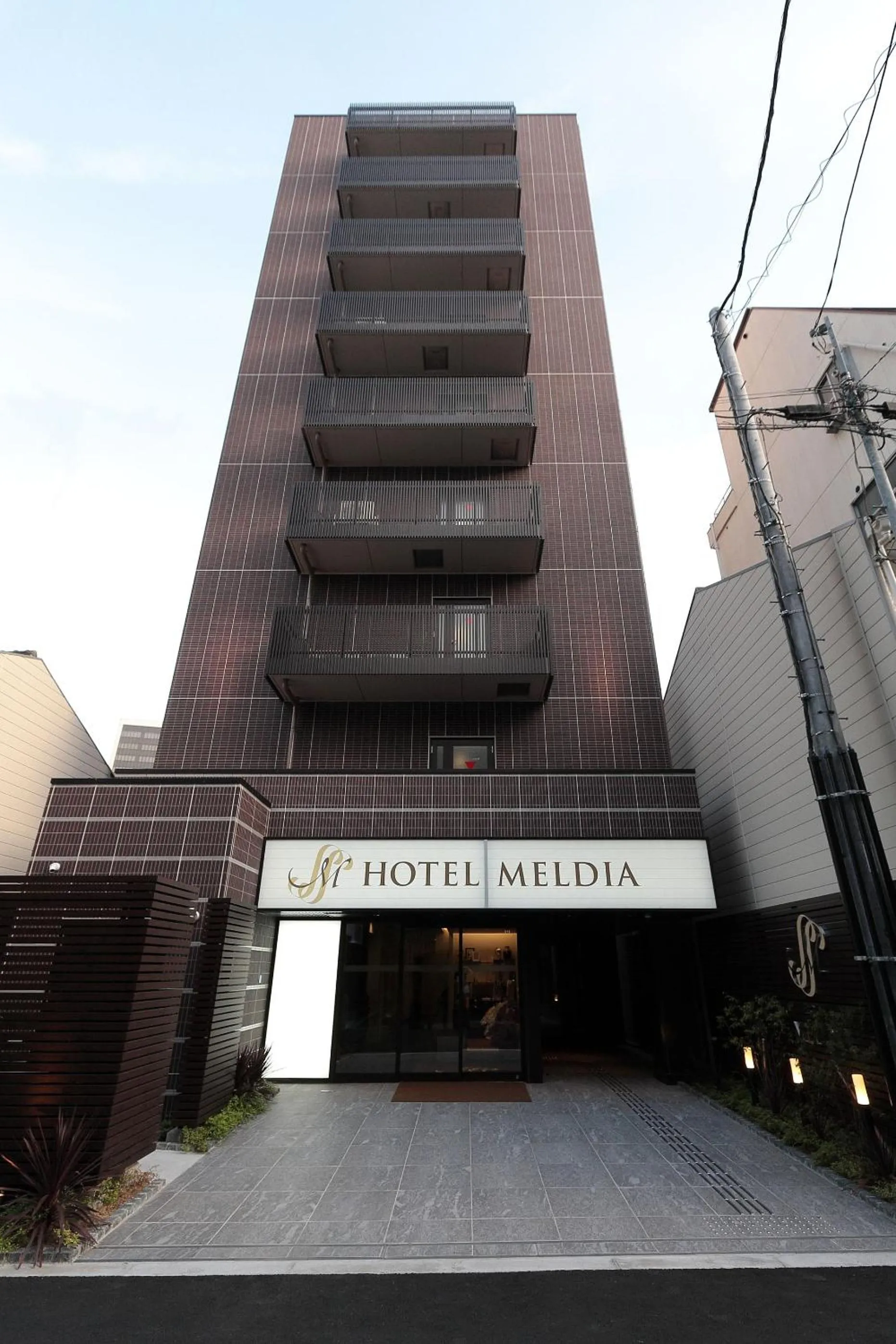 Property building in Hotel Meldia Osaka Higobashi
