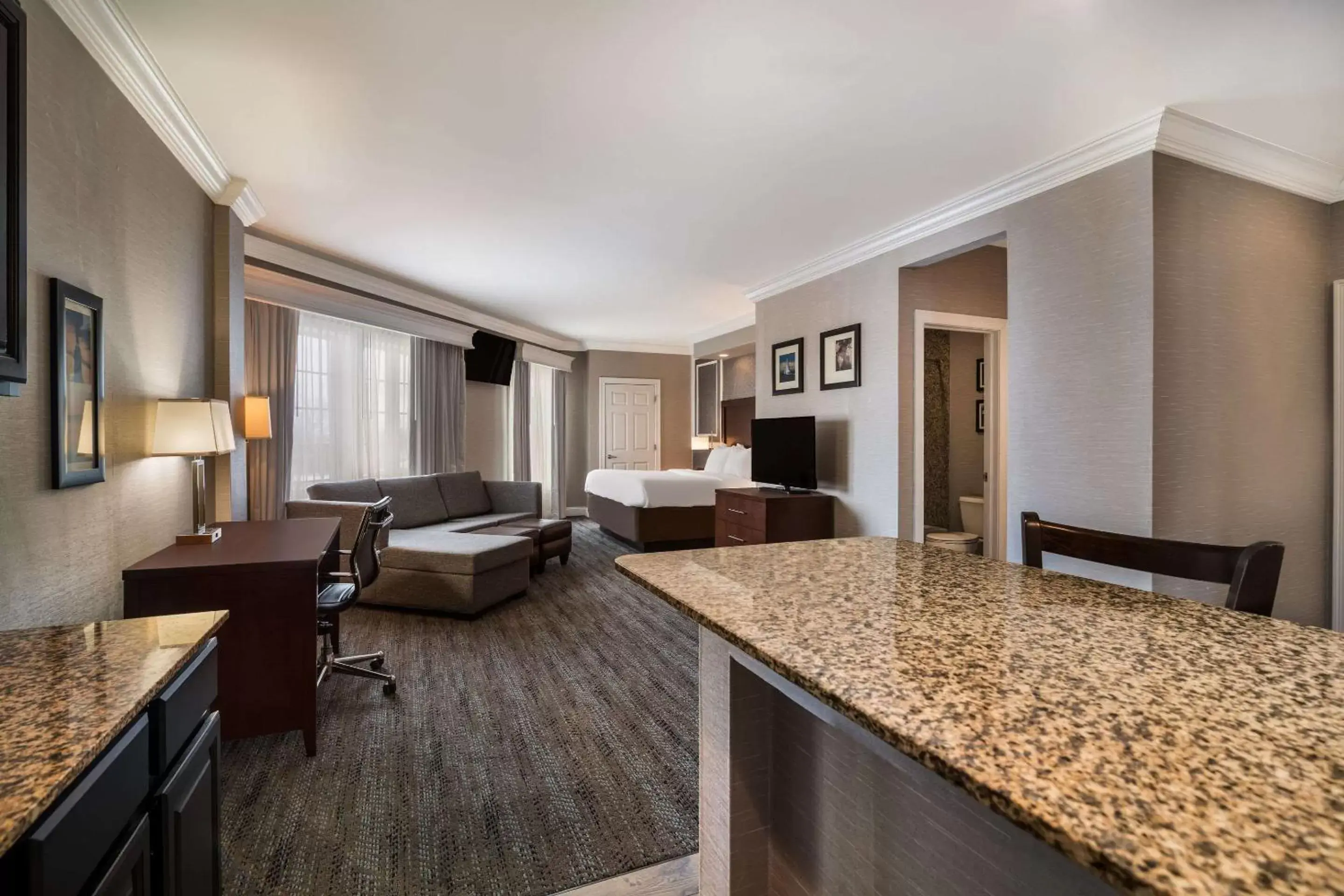 Bedroom, Bed in Comfort Inn & Suites Plattsburgh - Morrisonville Bedroom, Bed in Comfort Inn & Suites Plattsburgh - Morrisonville