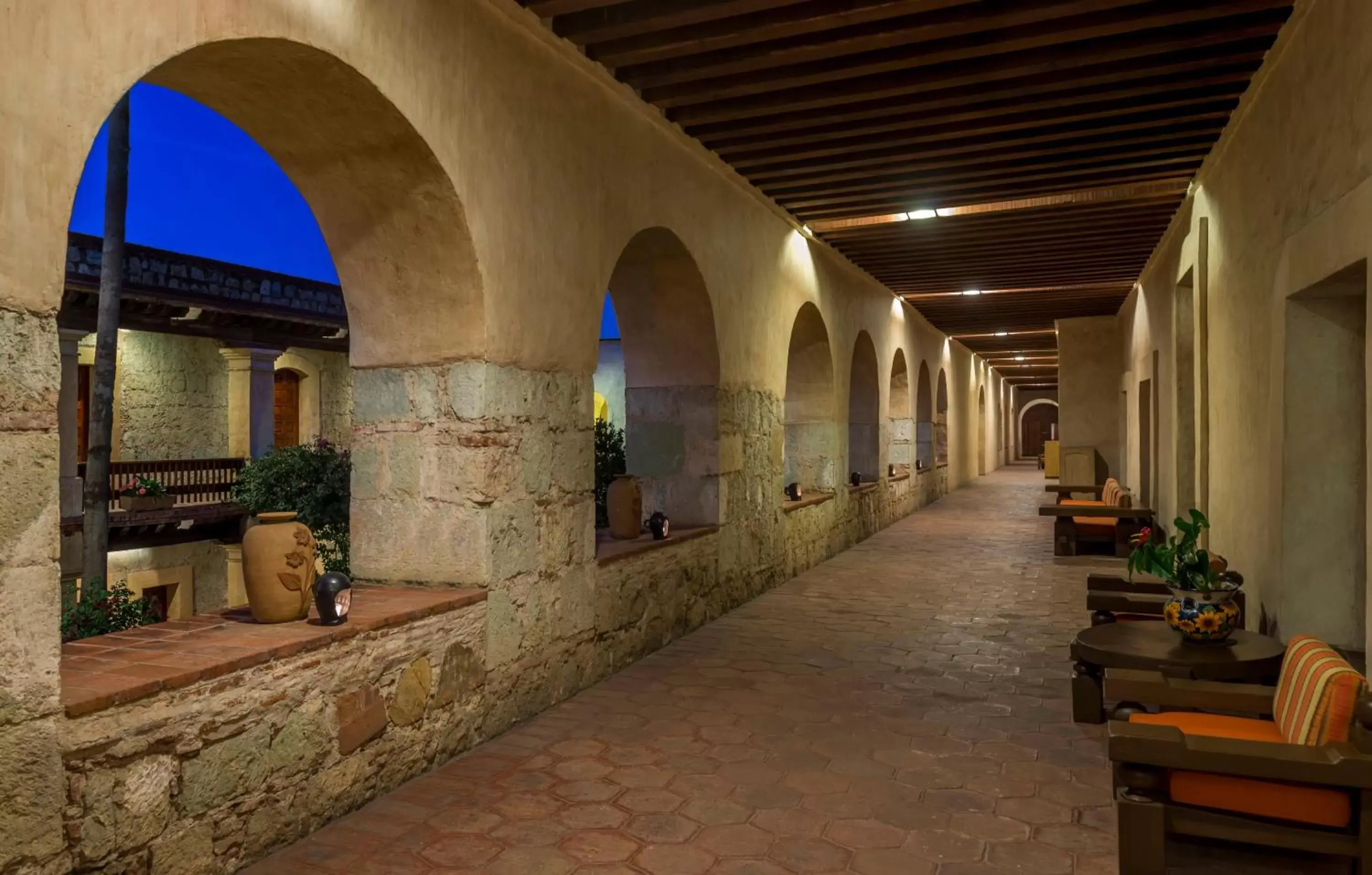 Lobby or reception in Quinta Real Oaxaca