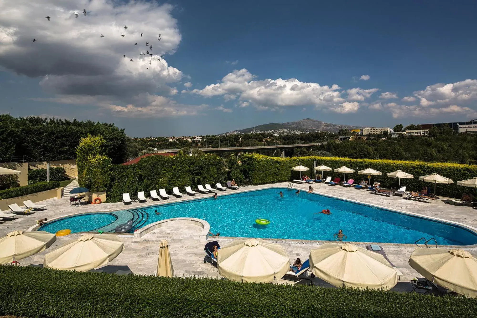 Pool View in Dekelia Hotel
