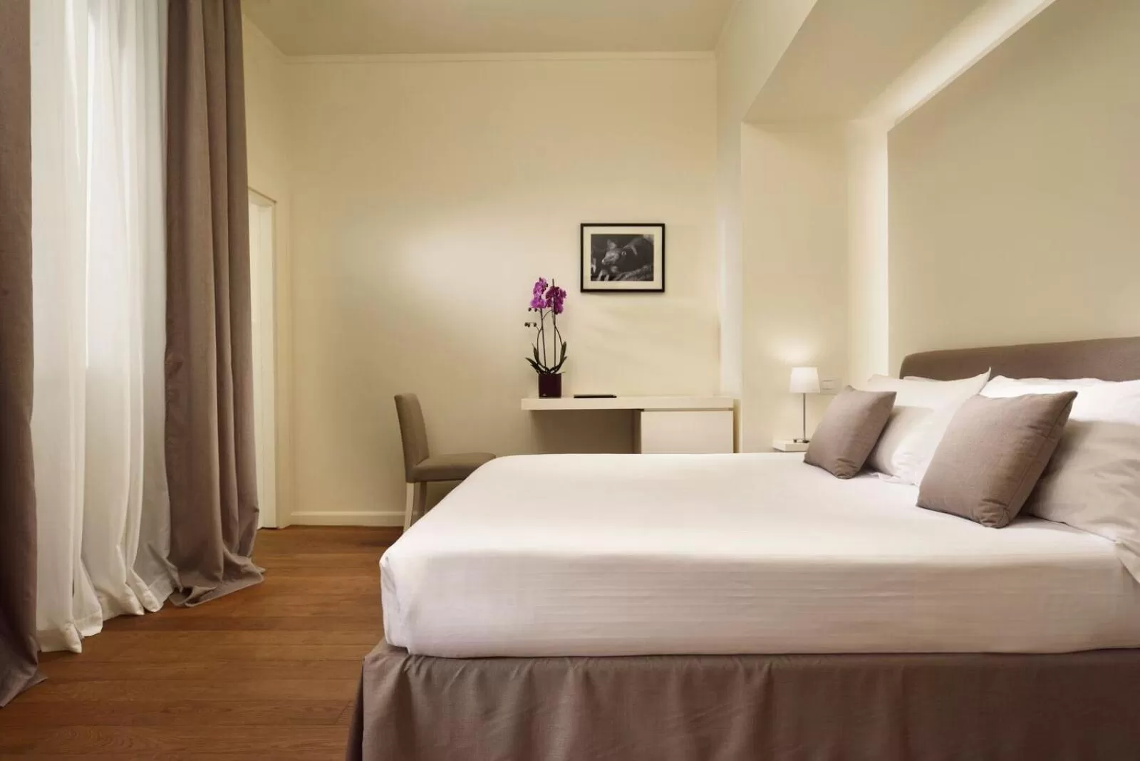 Bedroom, Bed in Locanda della Posta Boutique Hotel