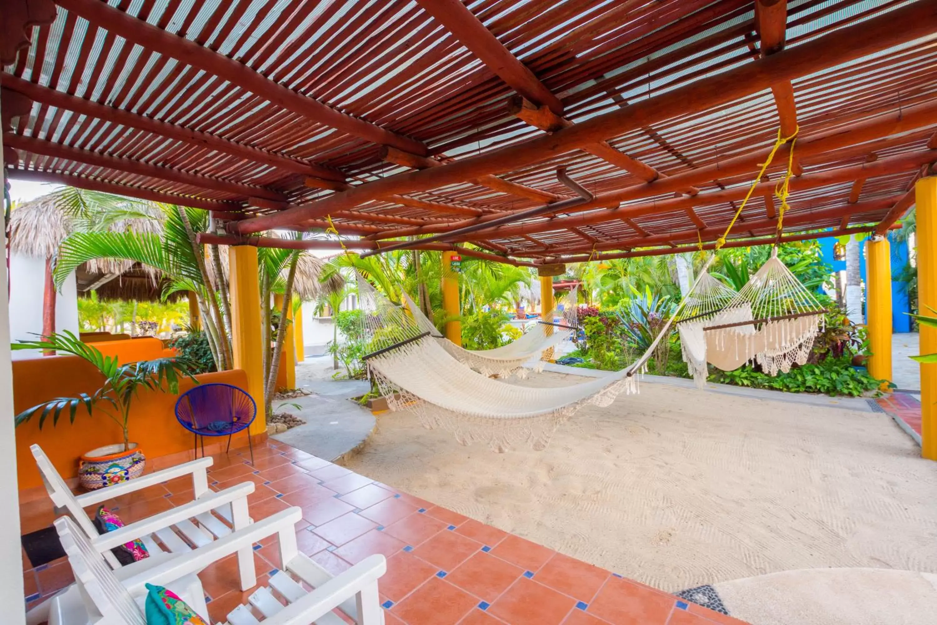 Patio in Hotel Meson de Mita