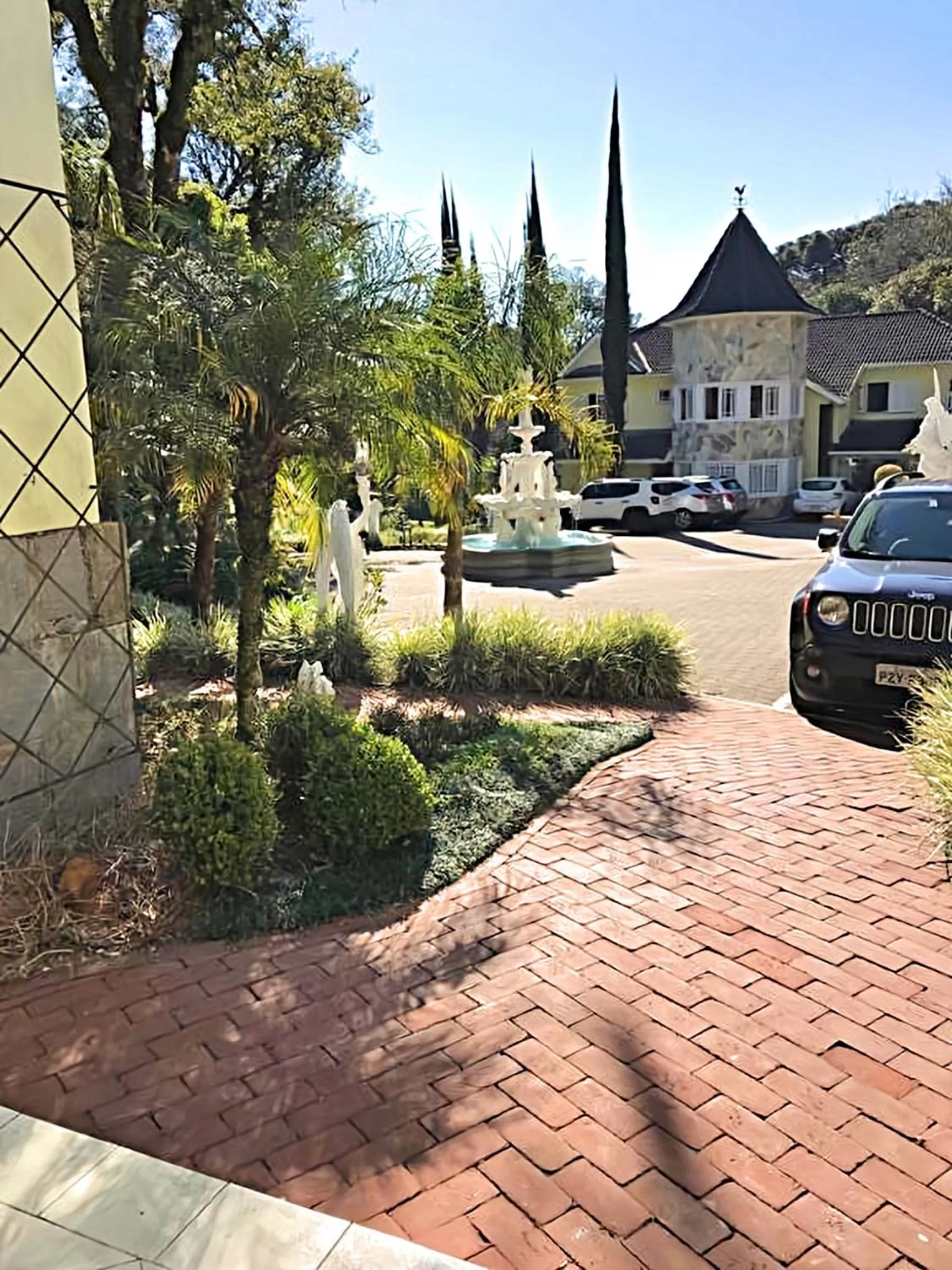 Garden view in Pousada dos Anjos