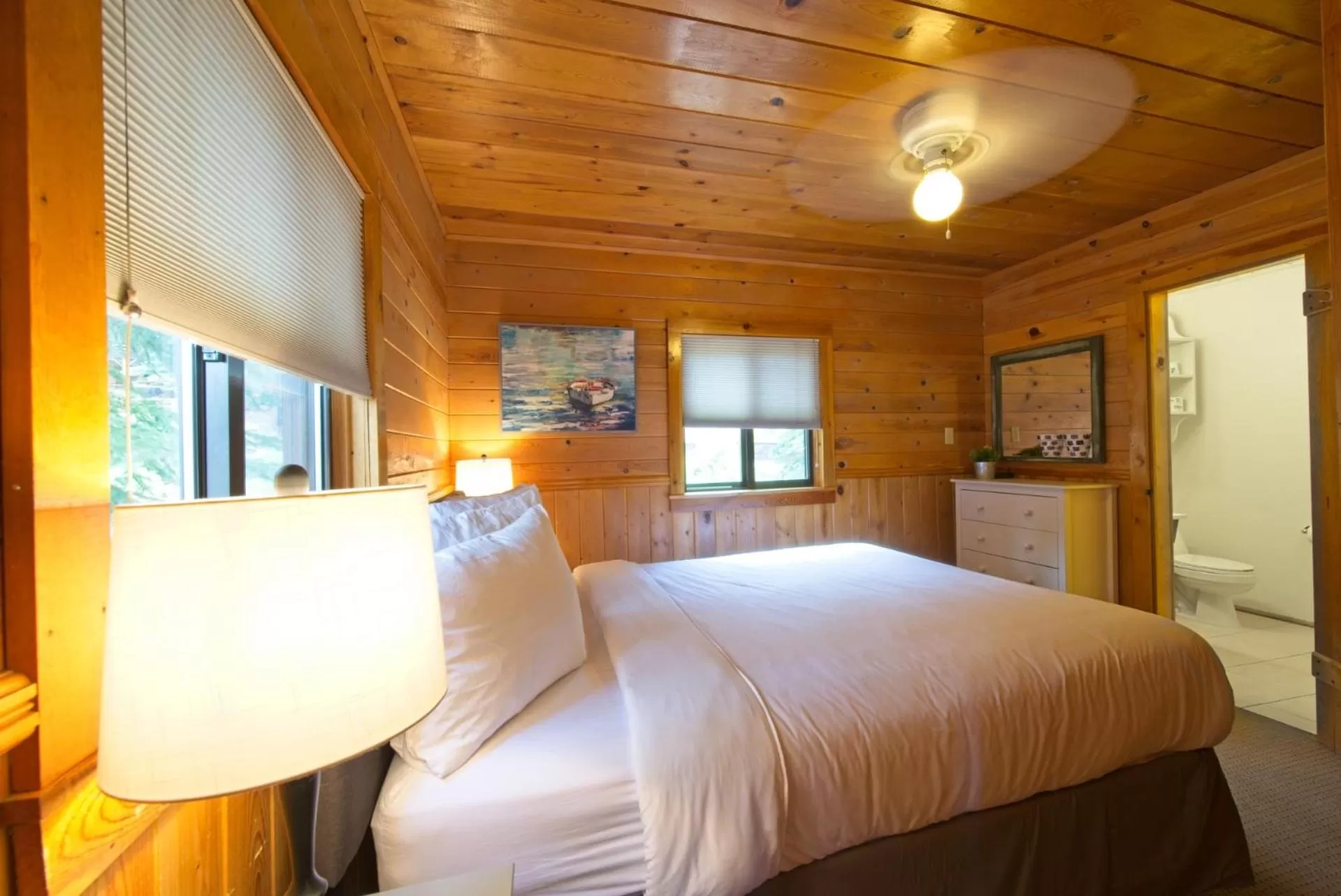 Bed in Sitzmark Sports Lodge