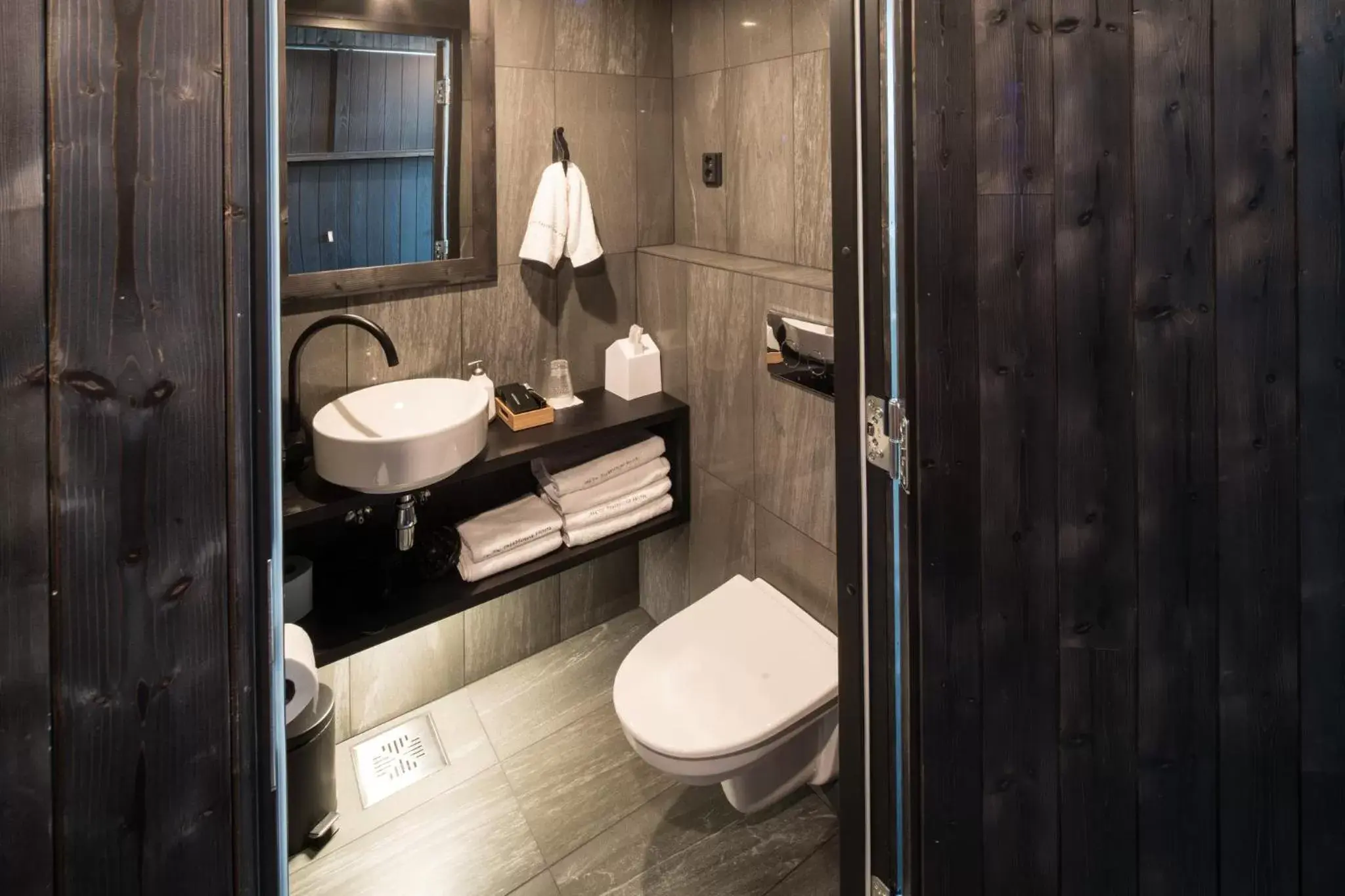 Toilet, Bathroom in Arctic TreeHouse Hotel